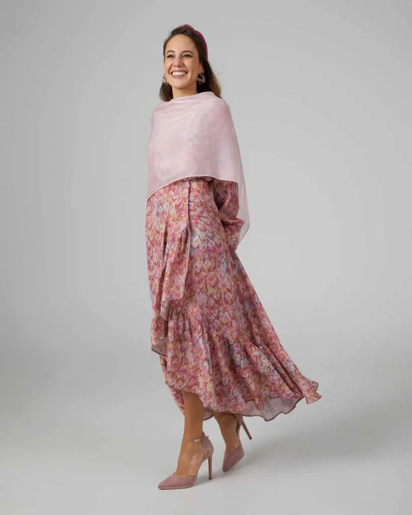 Capa de Gasa Rosa Larga- Panacea