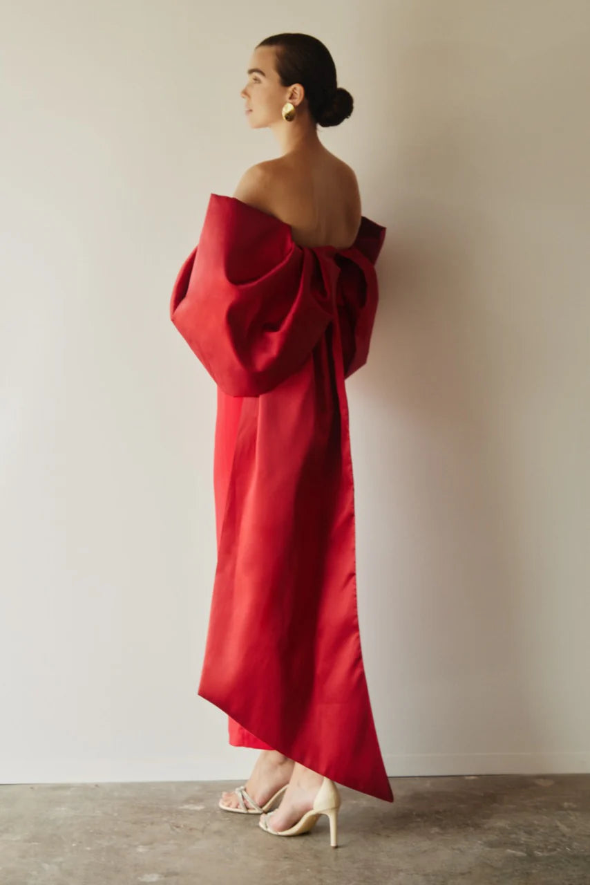 Vestido Nina Glam Rojo