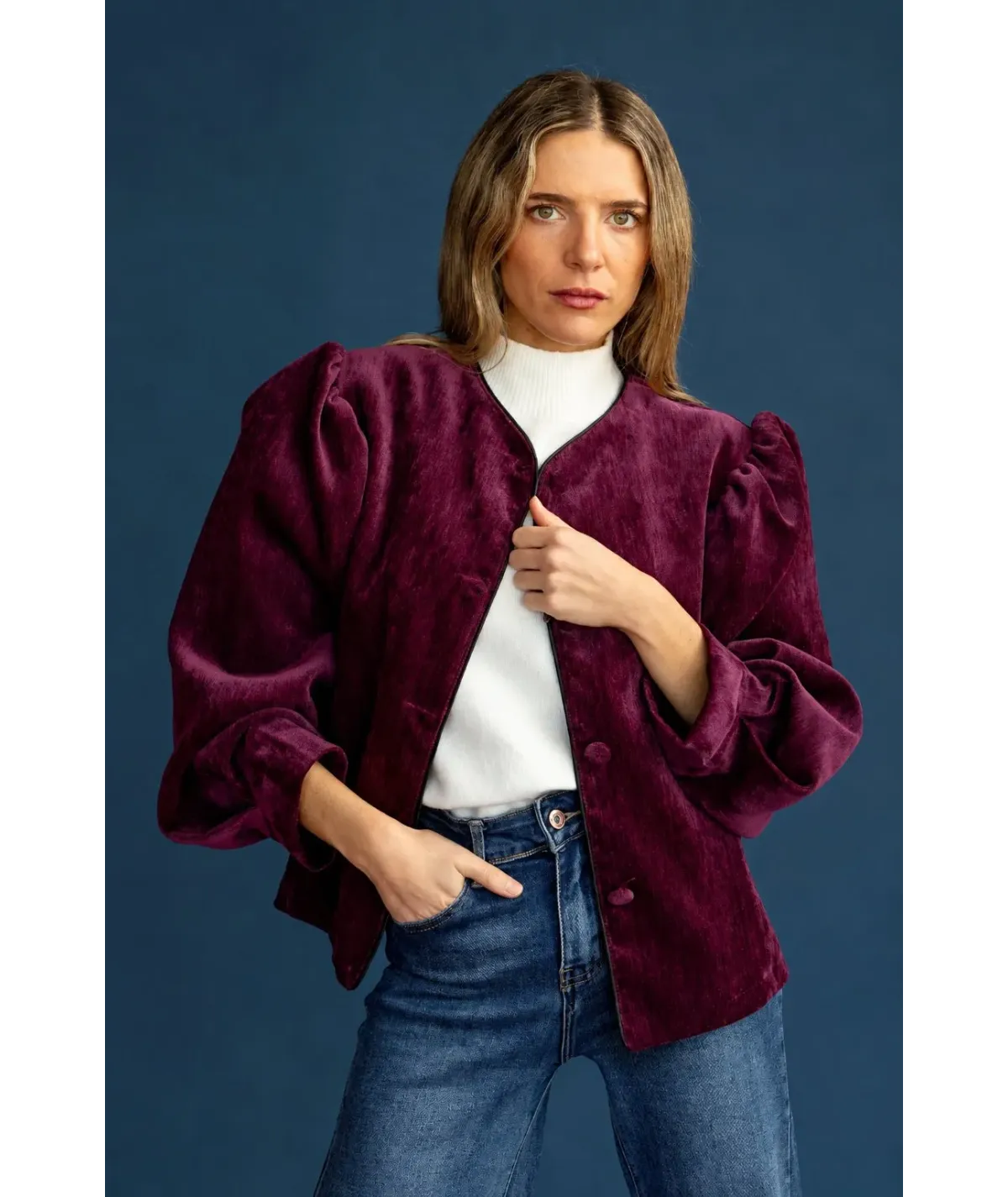Chaqueta Siena Burdeos