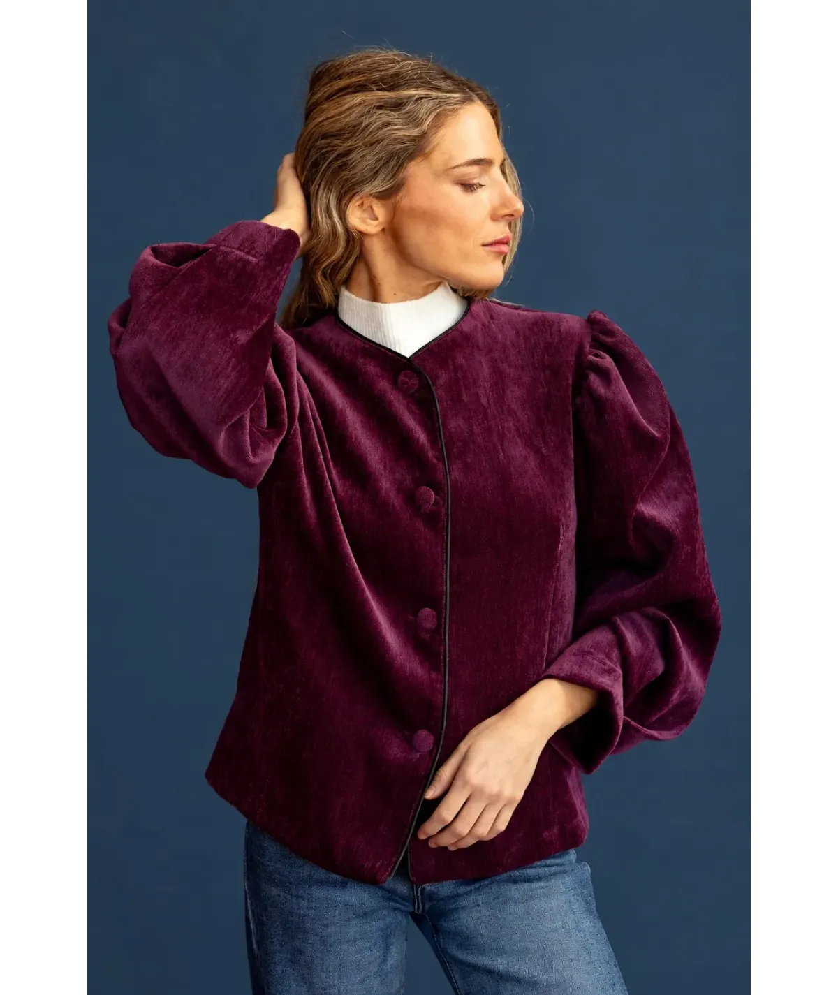 Chaqueta Siena Burdeos