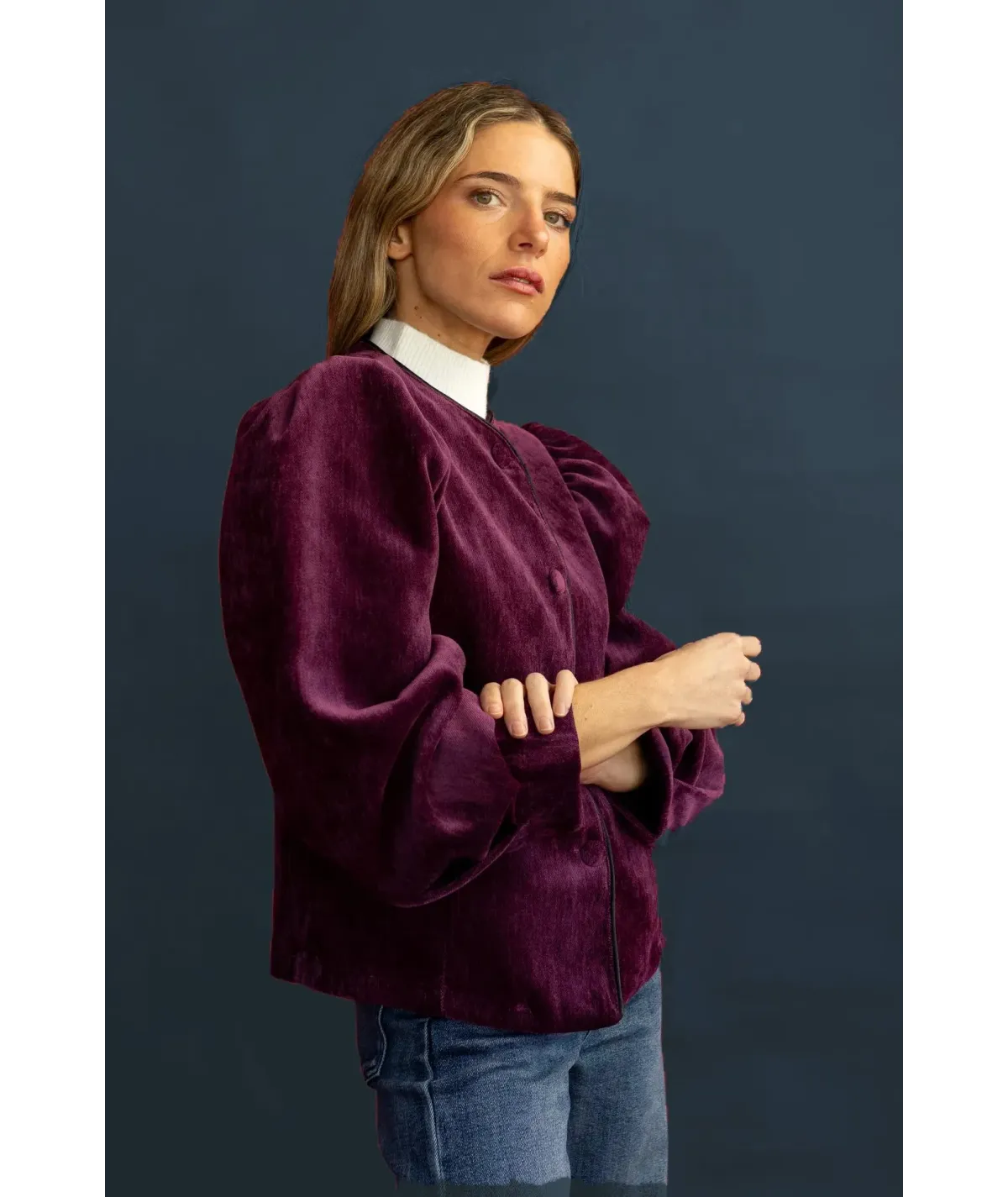 Chaqueta Siena Burdeos