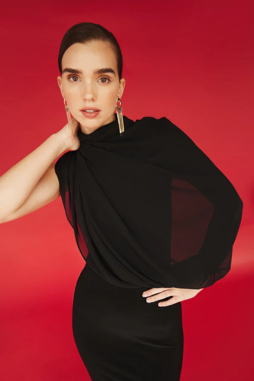 Vestido Agua Negro