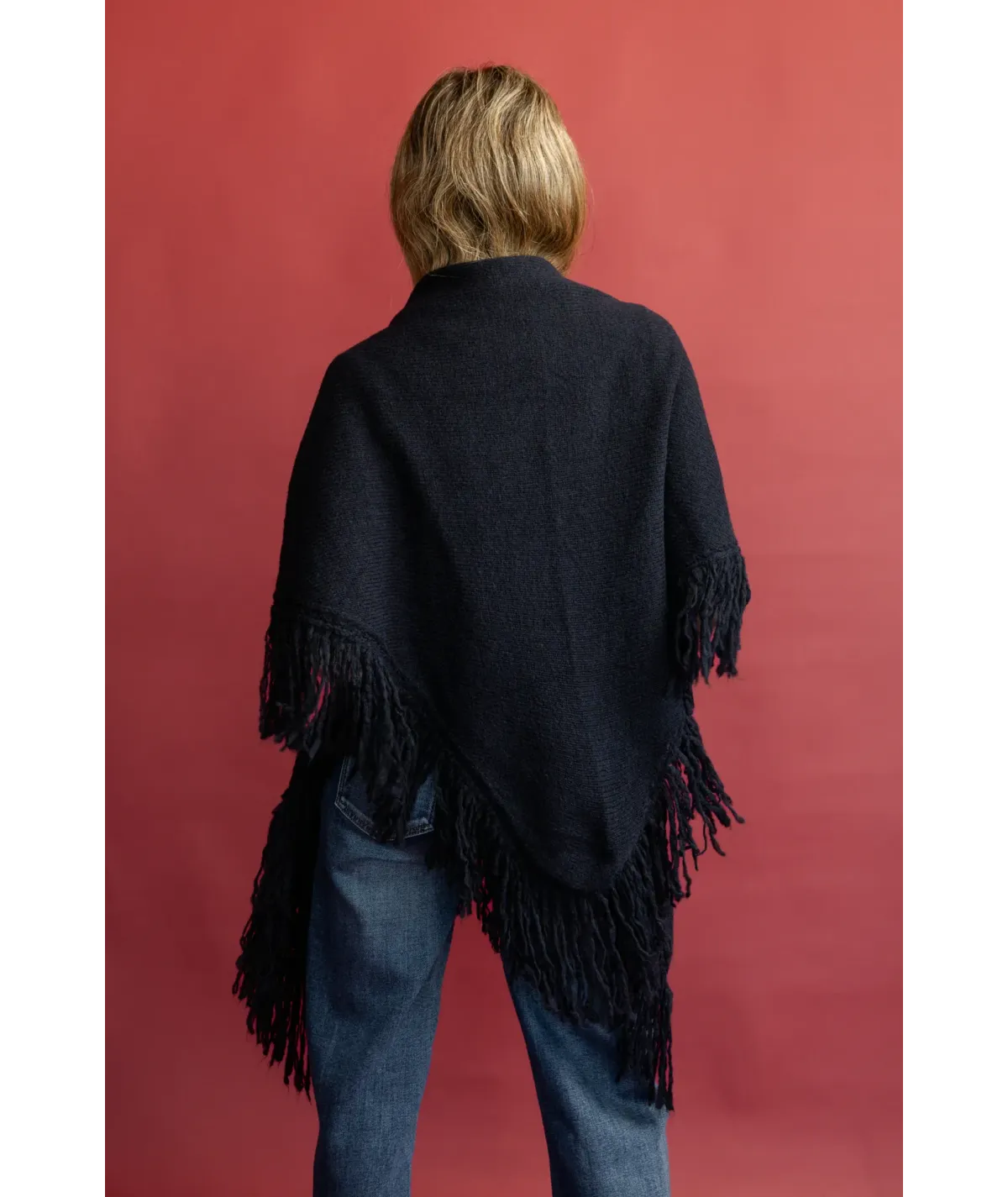 Poncho Meissa Azul Marino