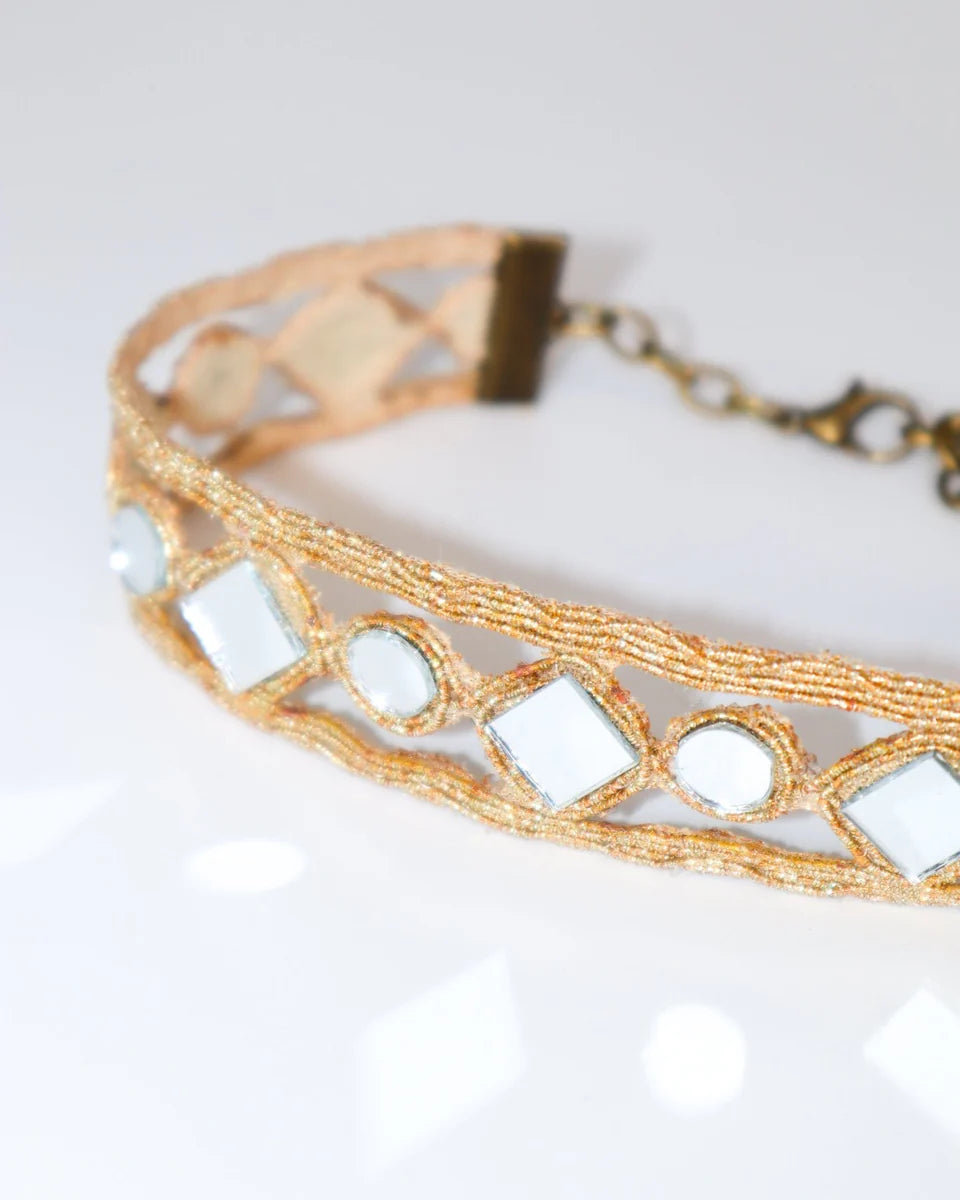 Choker Lirio Oro