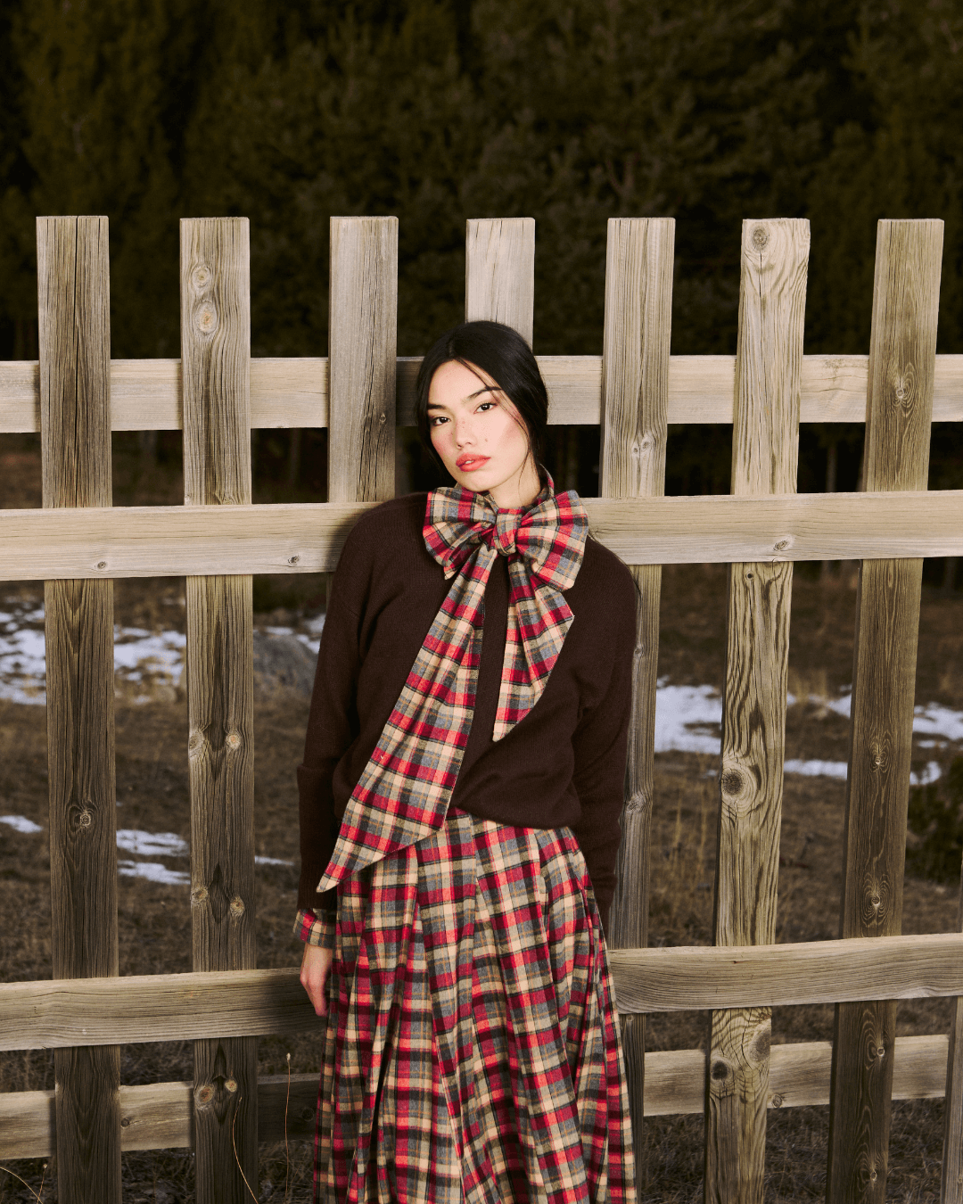 Camisa Candy Chocolate Tartán