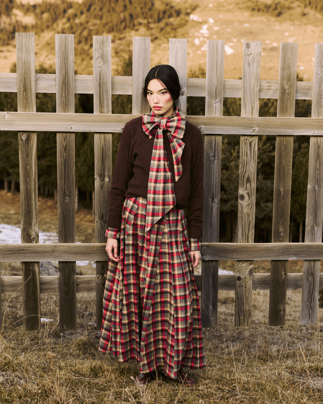 Camisa Candy Chocolate Tartán