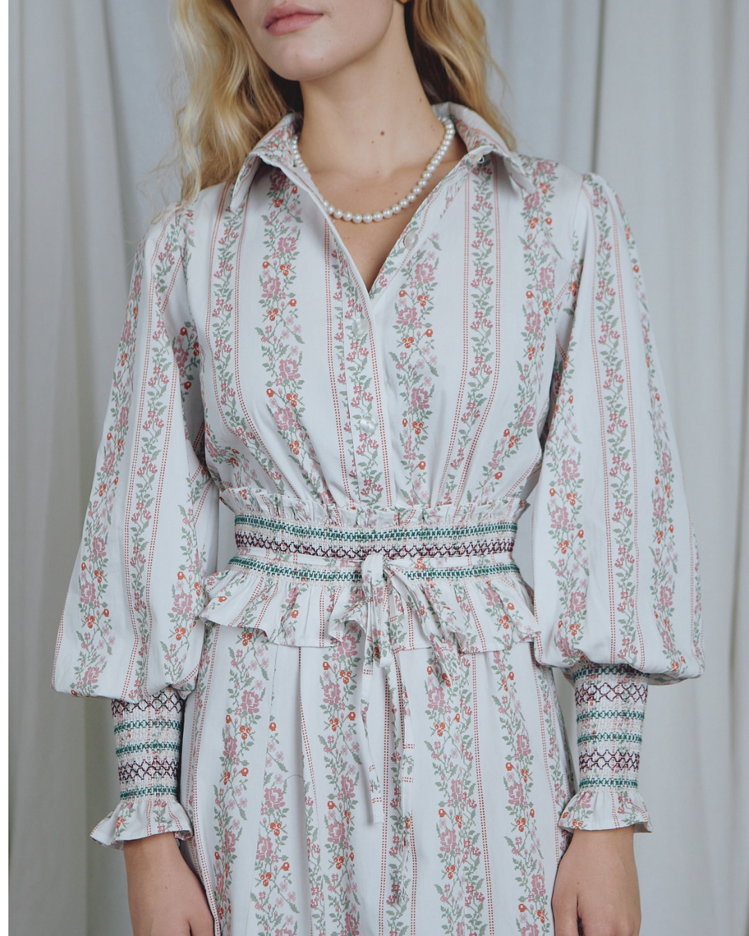 Vestido Flirt Embroidery Toffee