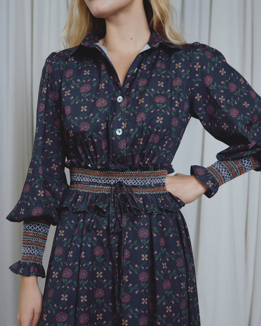 Vestido Flirt Embroidery Banofee