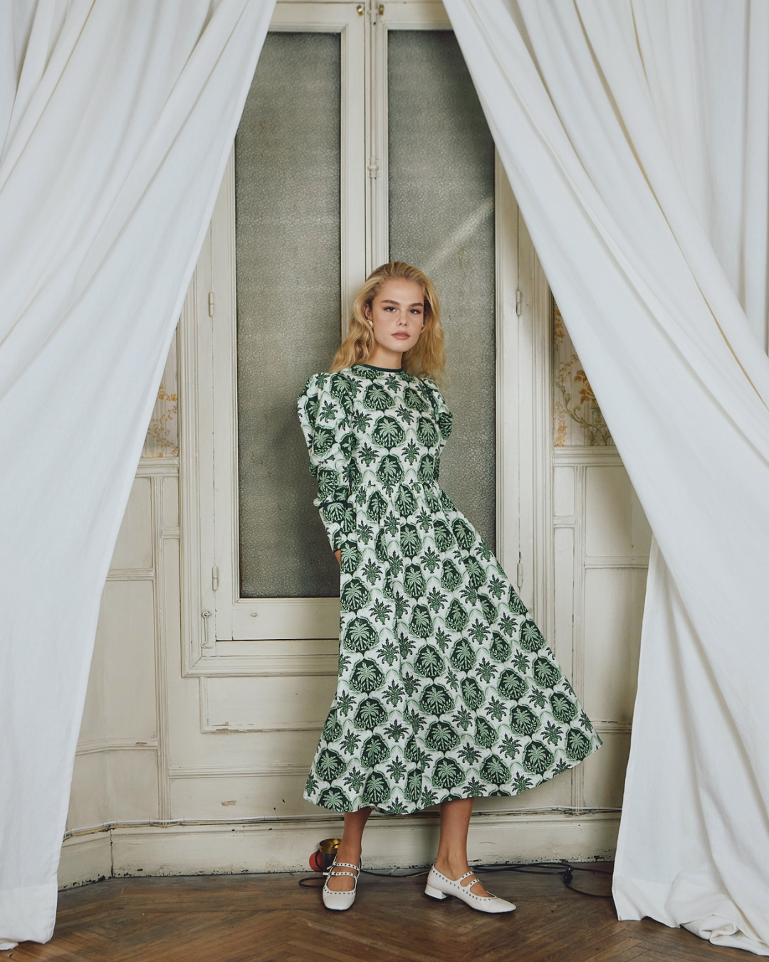 Vestido Peach Wallpaper Green