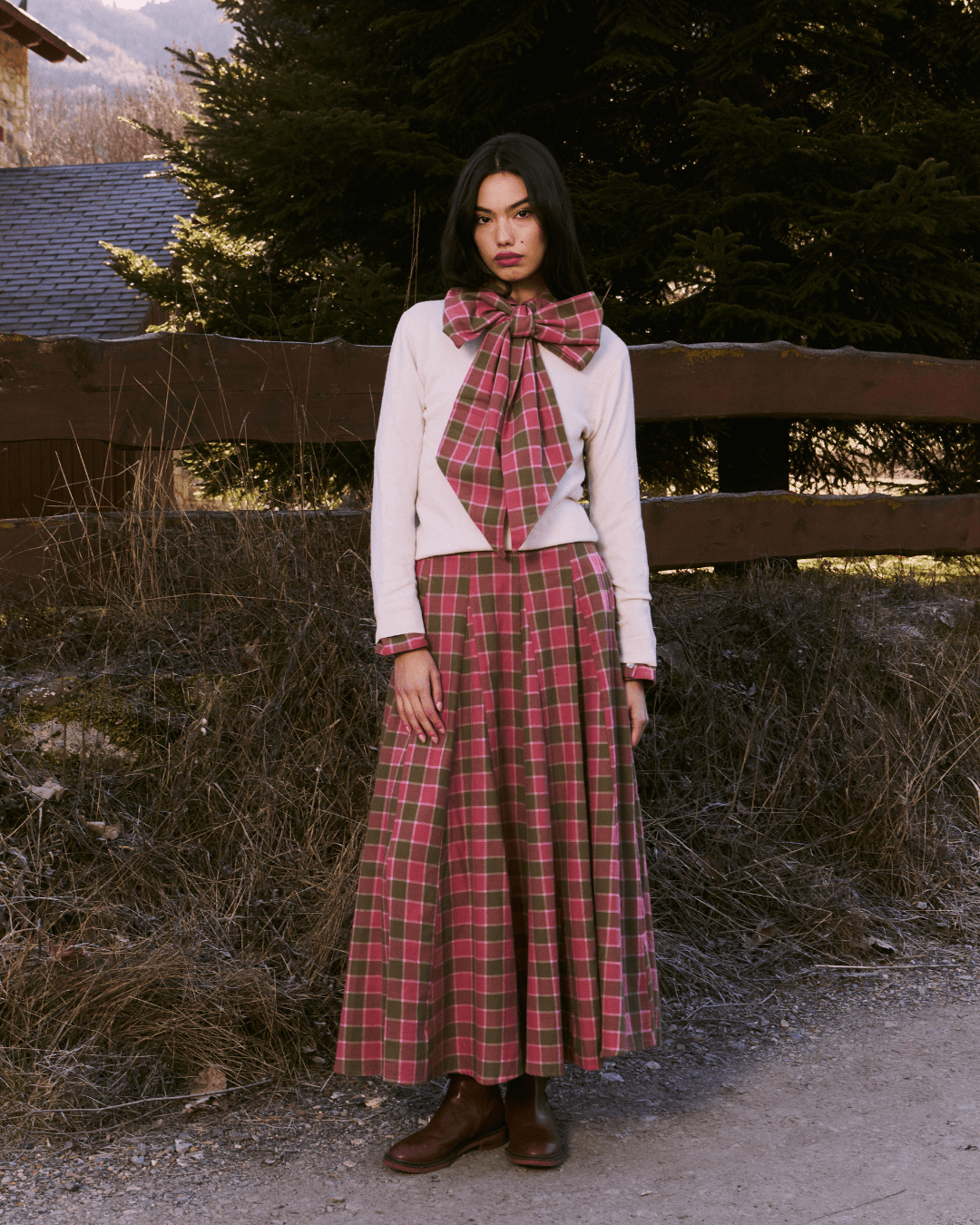 Falda Zanzíbar Tea Tartán