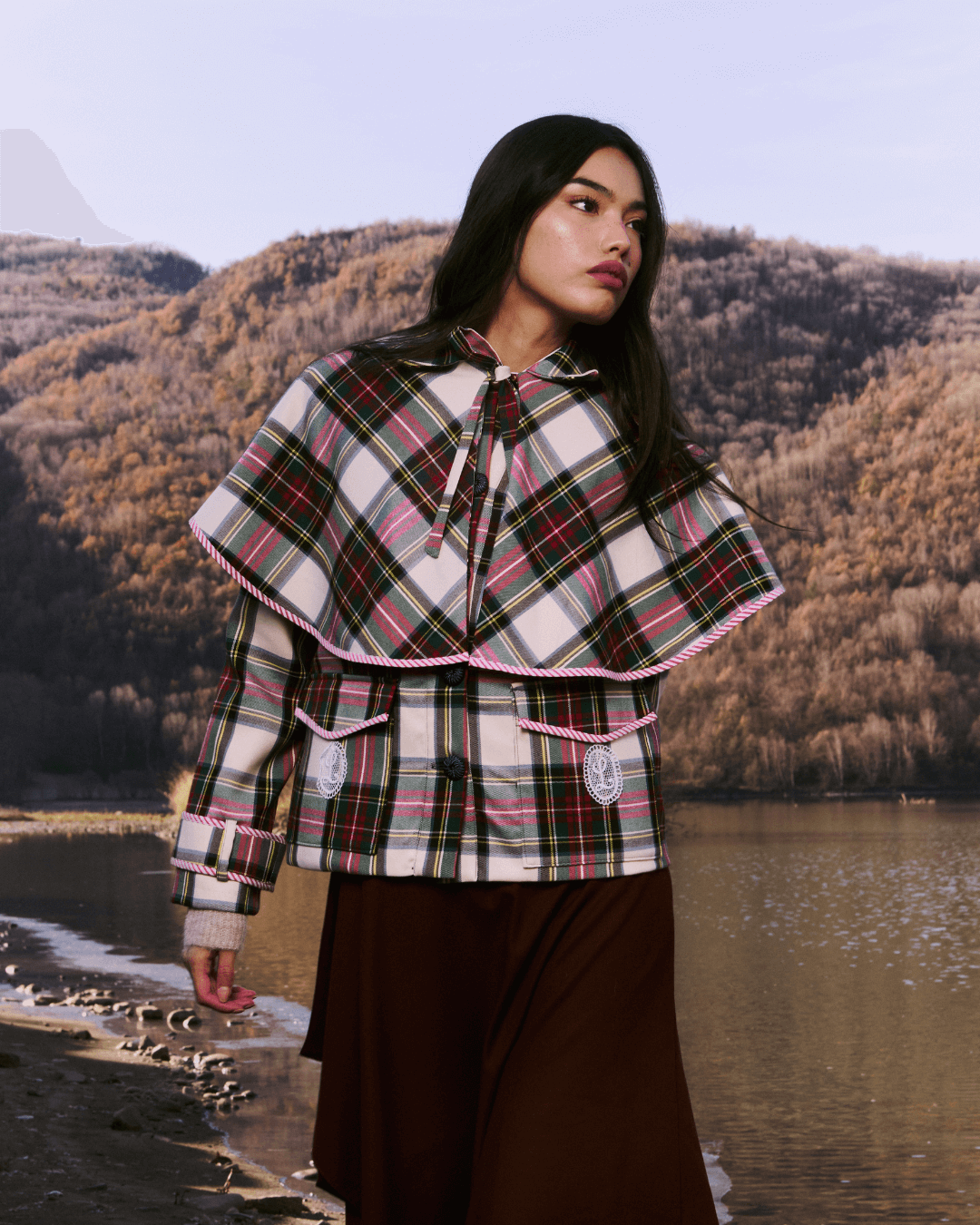 Chaqueta Ellioth Beige Tartán