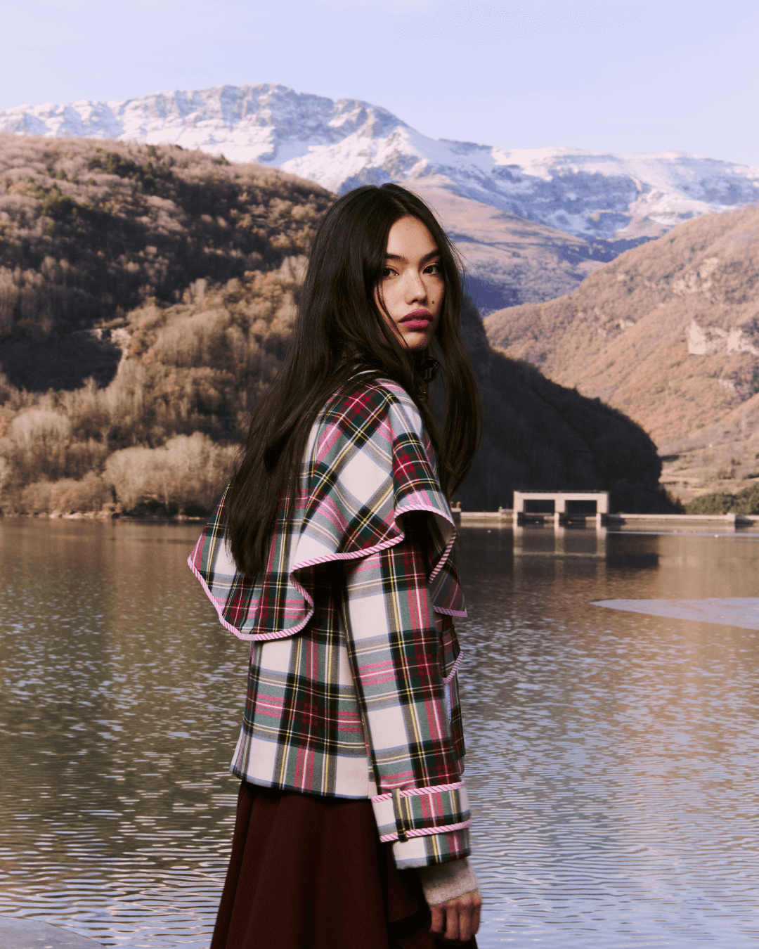 Chaqueta Ellioth Beige Tartán