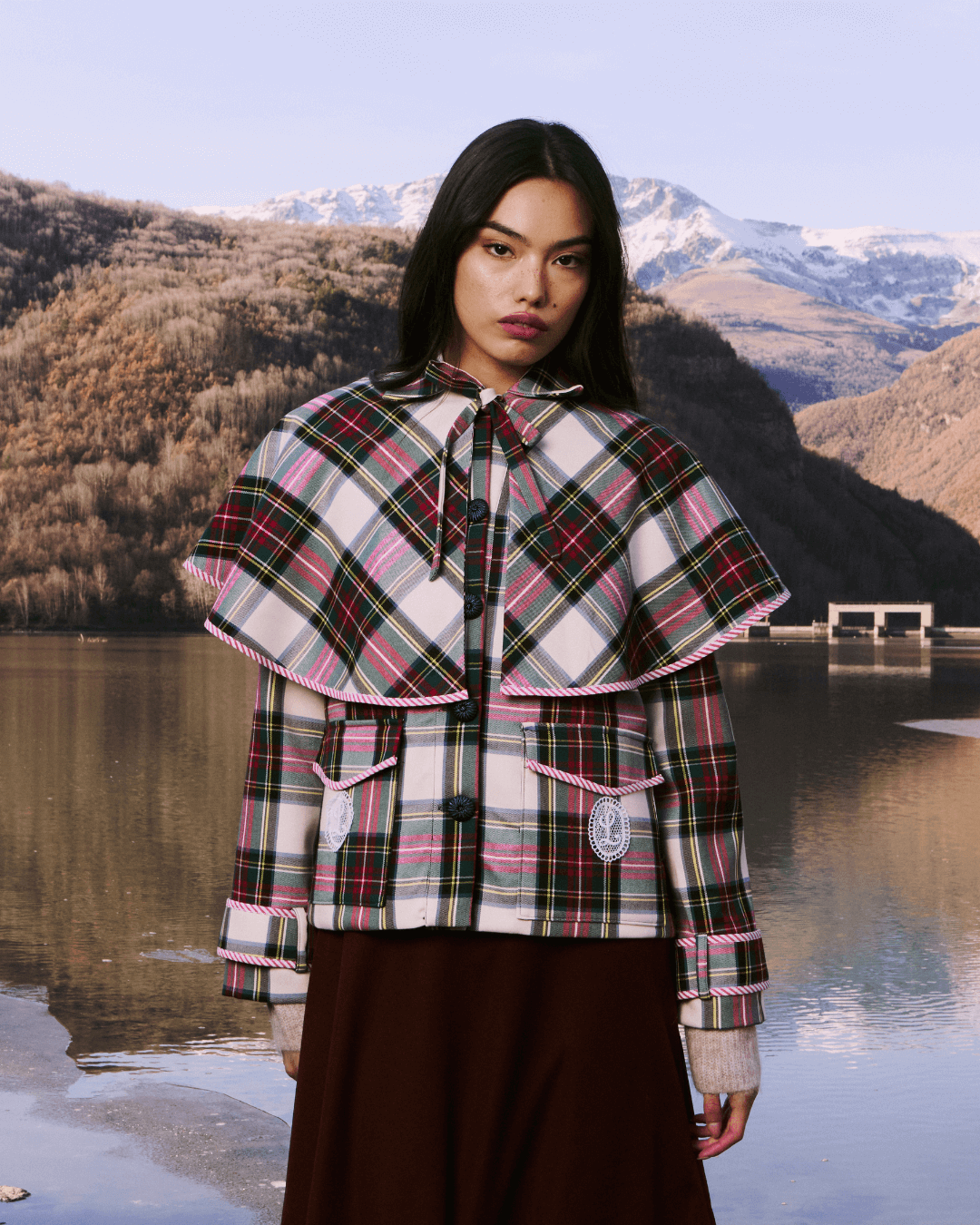 Chaqueta Ellioth Beige Tartán