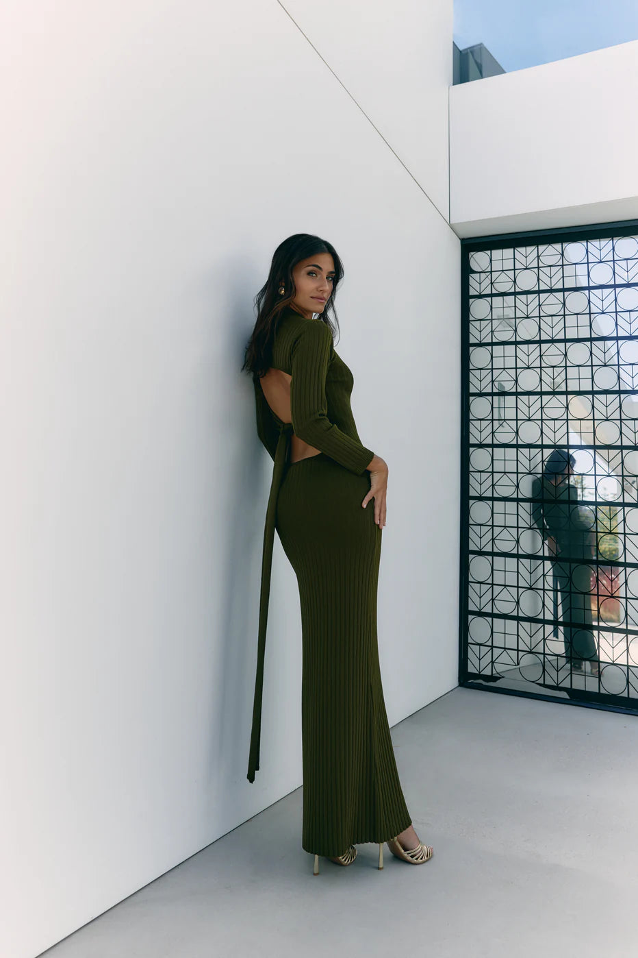 Margot Dress Verde Envejecido