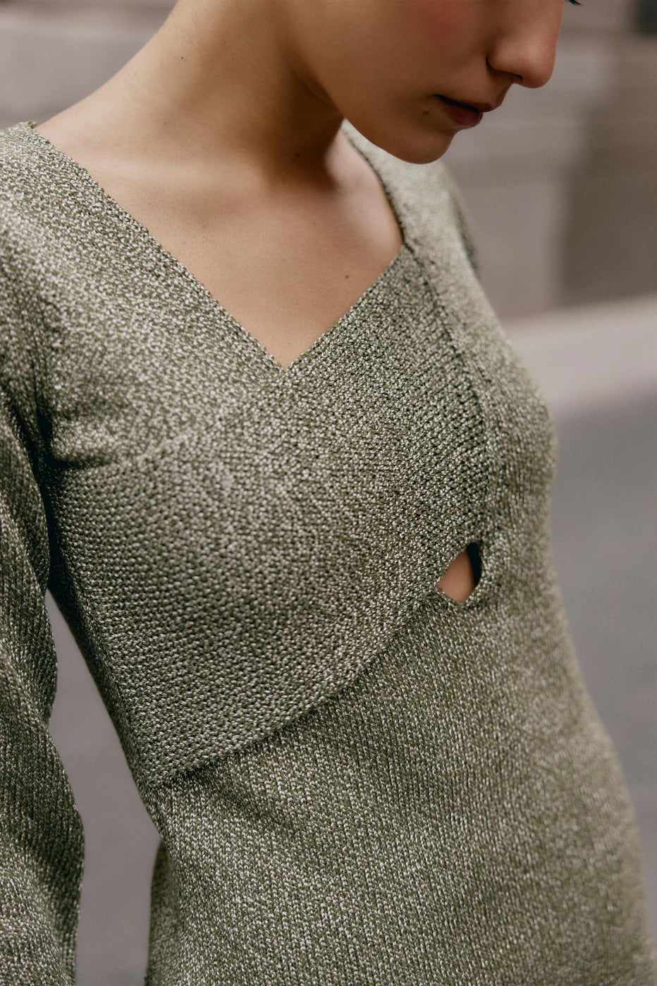 Siena Dress Verde Envejecido