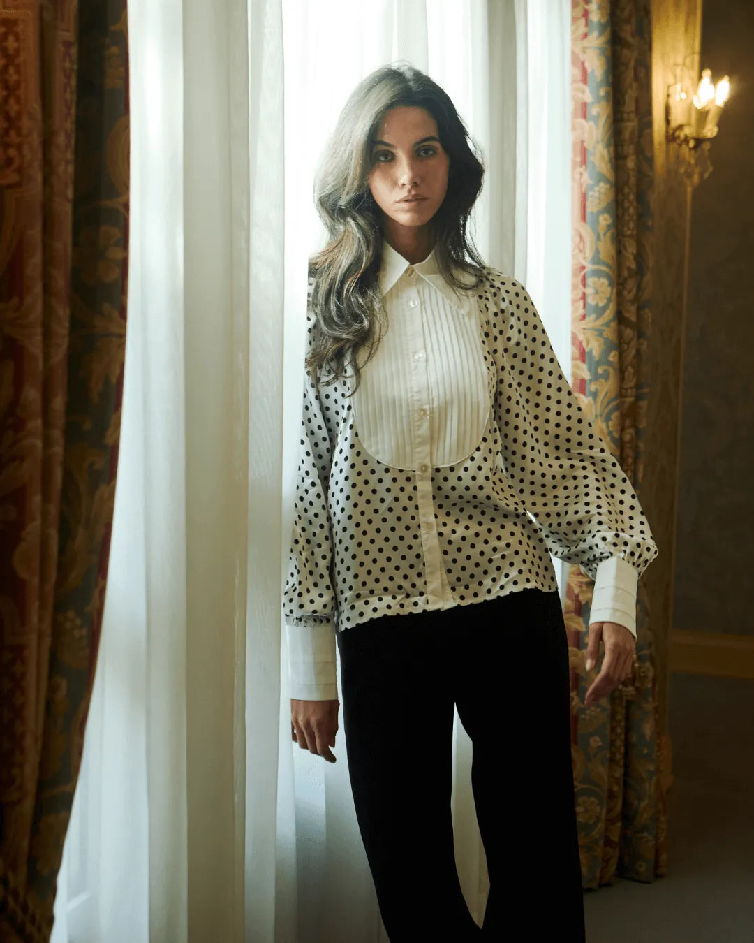 Camisa Soulmate Romantic Polka Dots