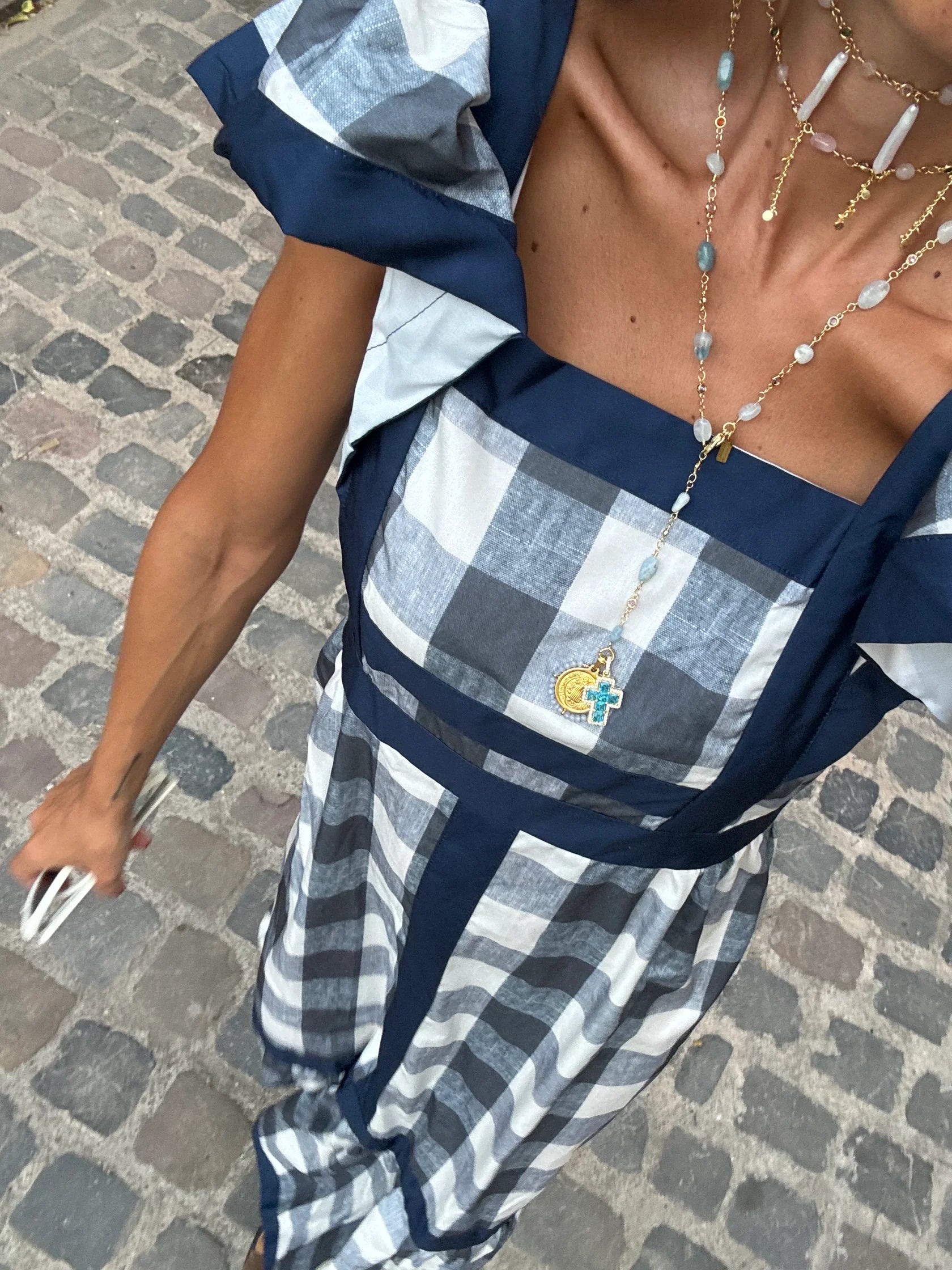 Choker Emliana Blus Violeta