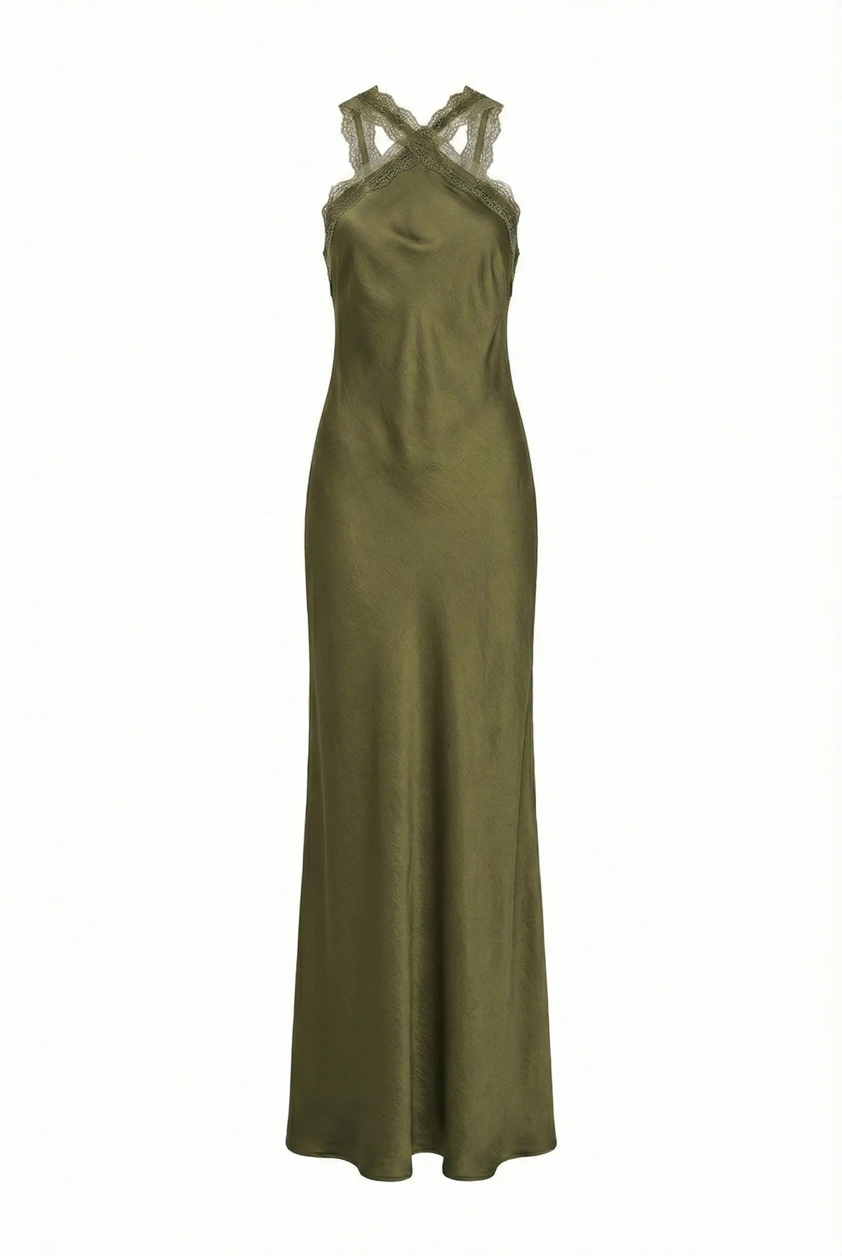 Vestido Luné Verde Caqui