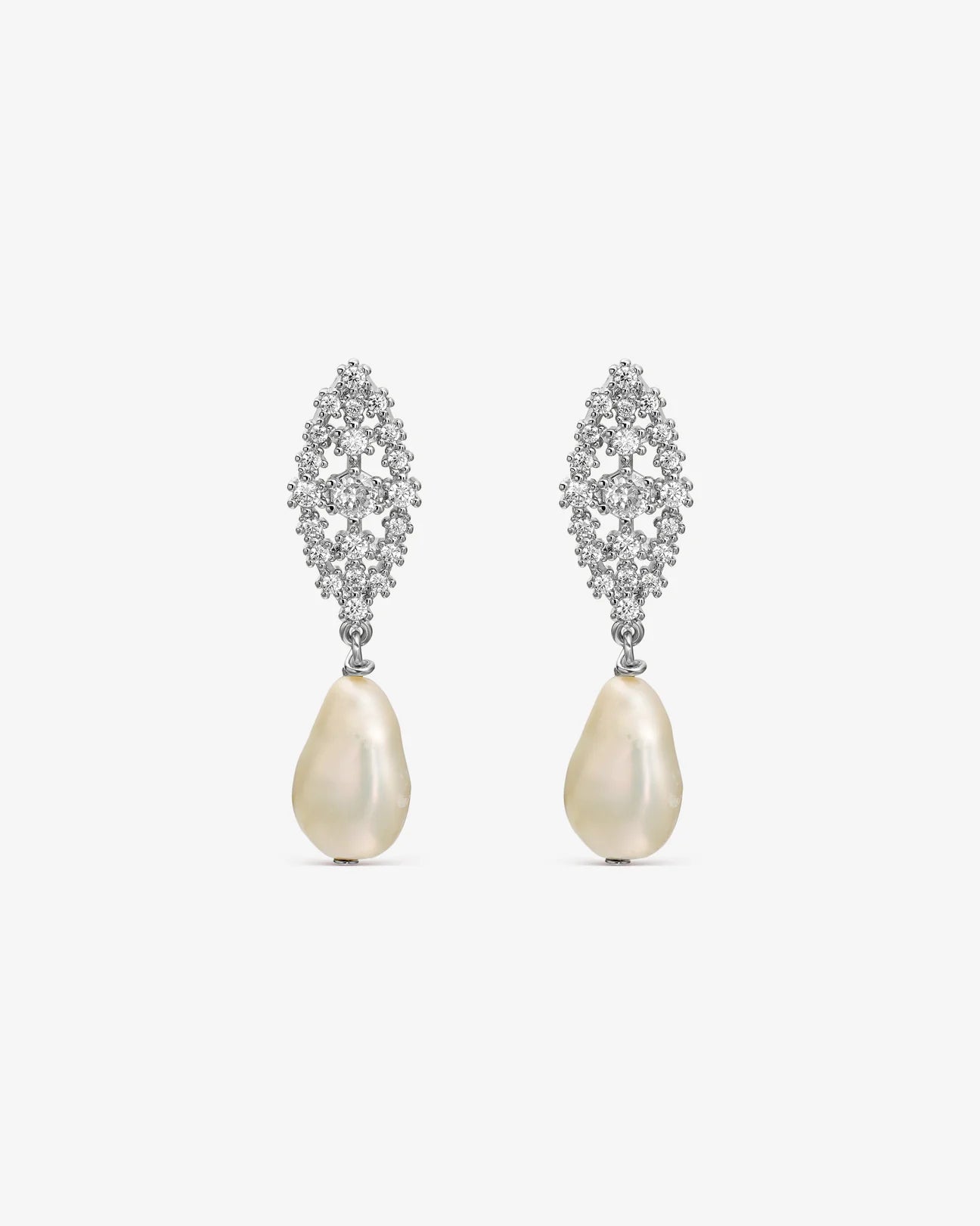 Pendientes Bruna Plata