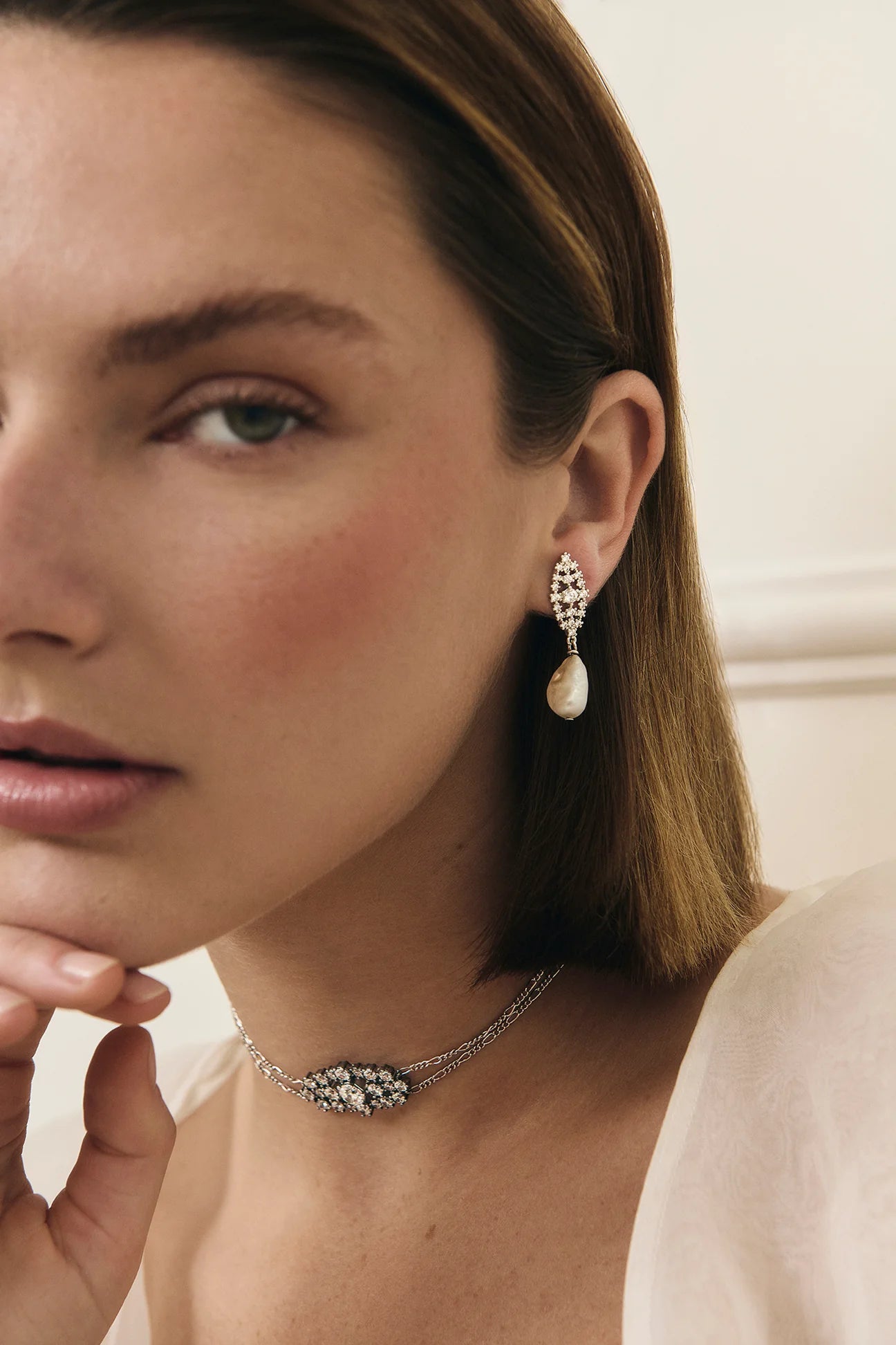 Pendientes Bruna Plata
