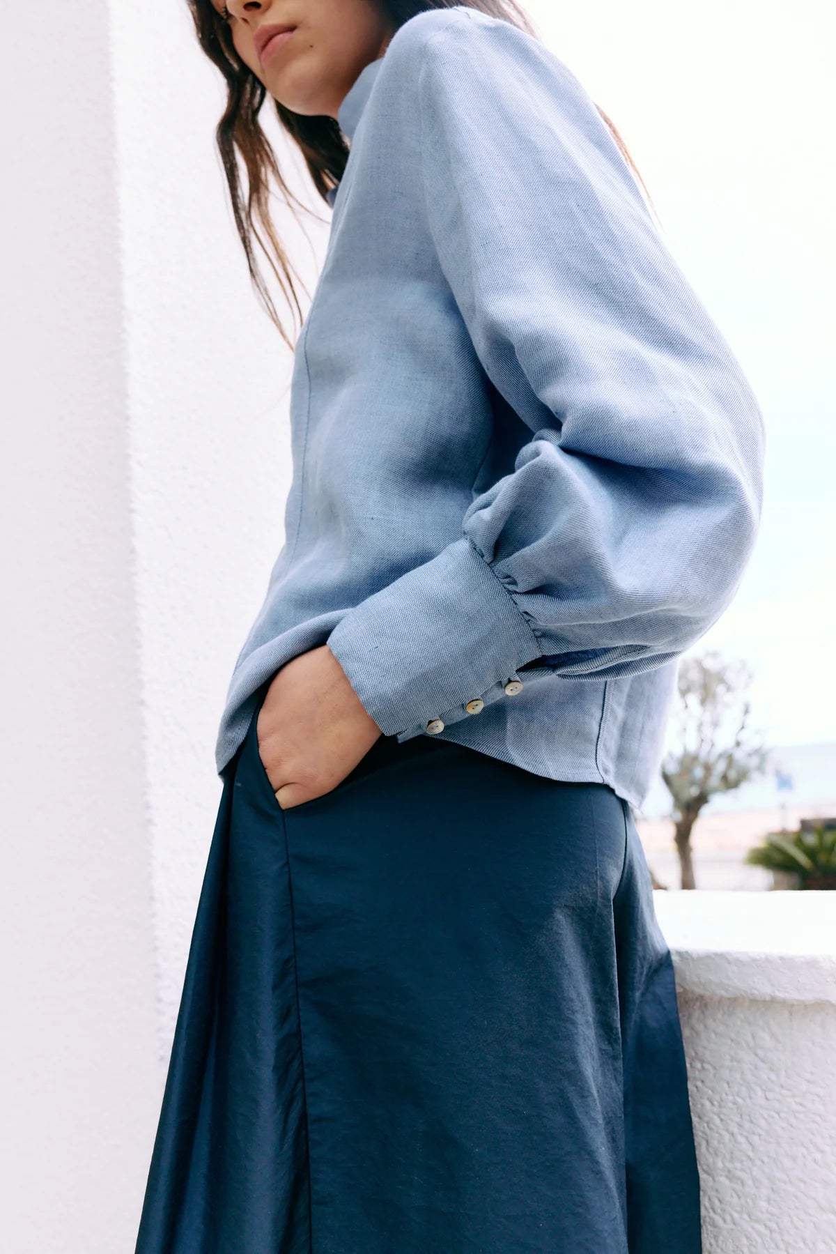 Blusa Valeria Indigo