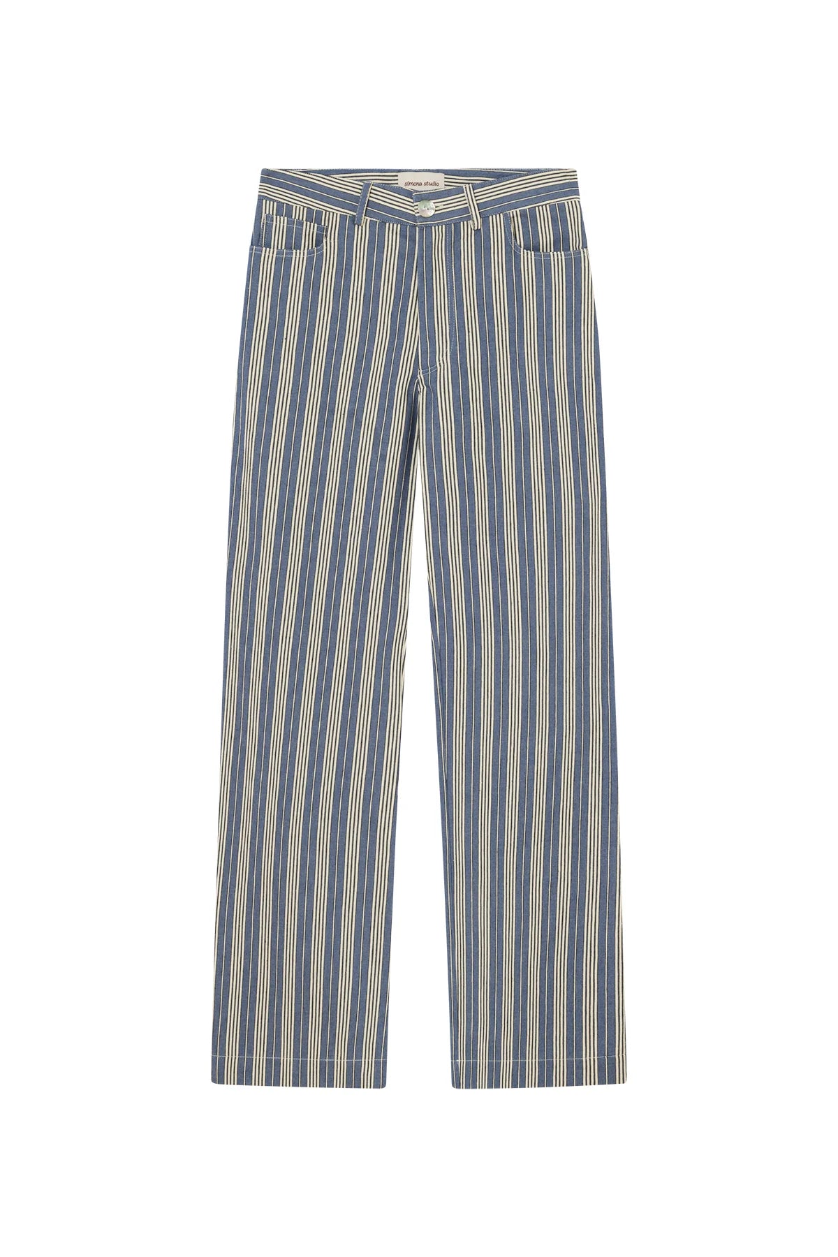 Pantalón Zoe Rayas Azul