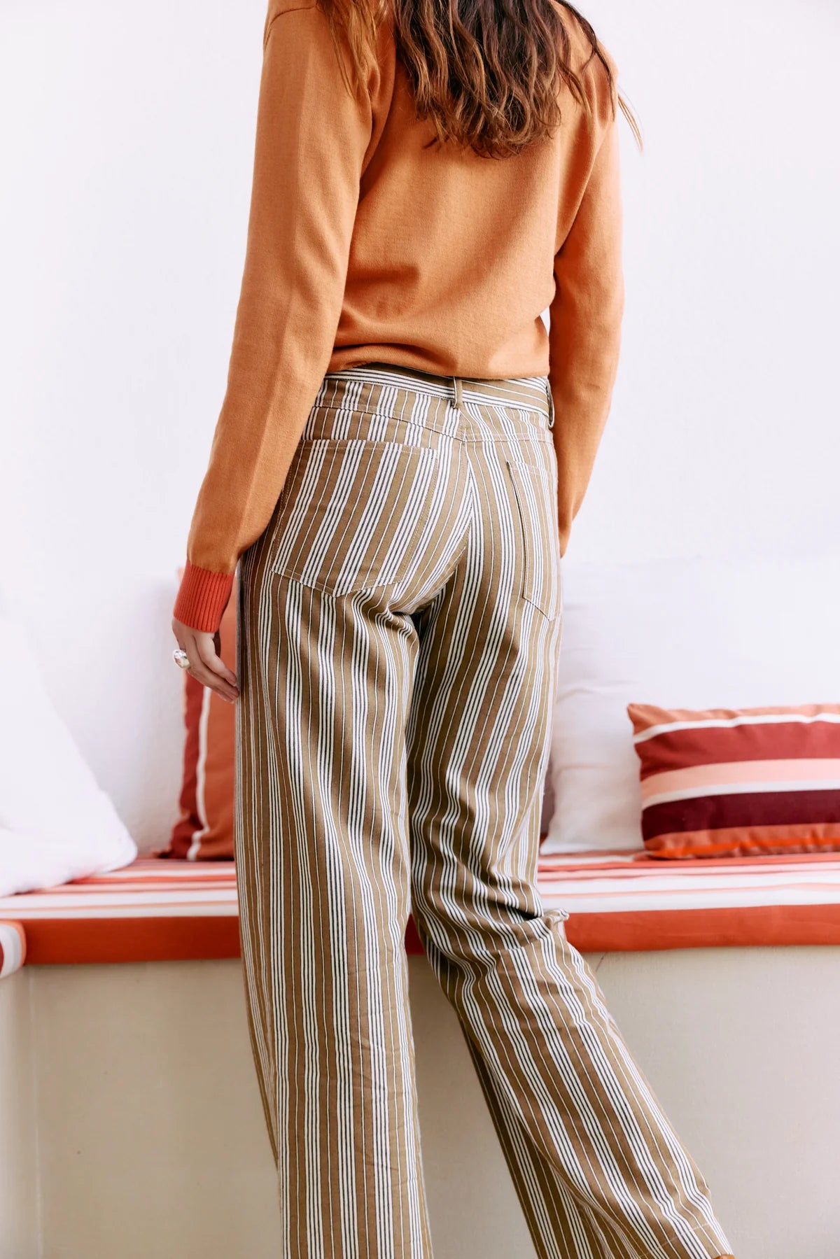 Pantalón Zoe Rayas Tostado