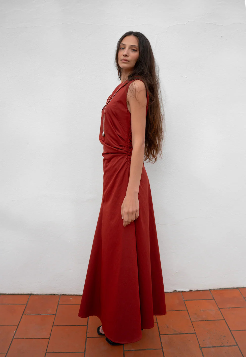Vestido Nefertiti Teja