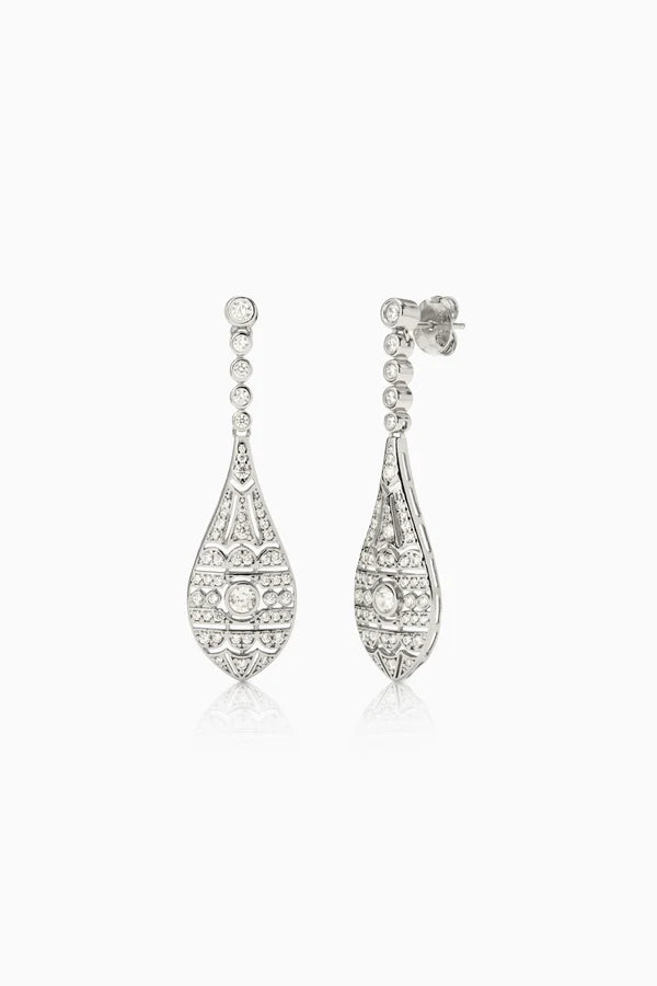 Pendientes Seine Plata