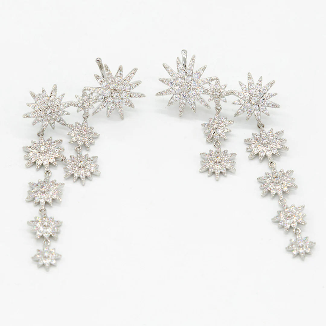 Pendientes Fulgor Plateados