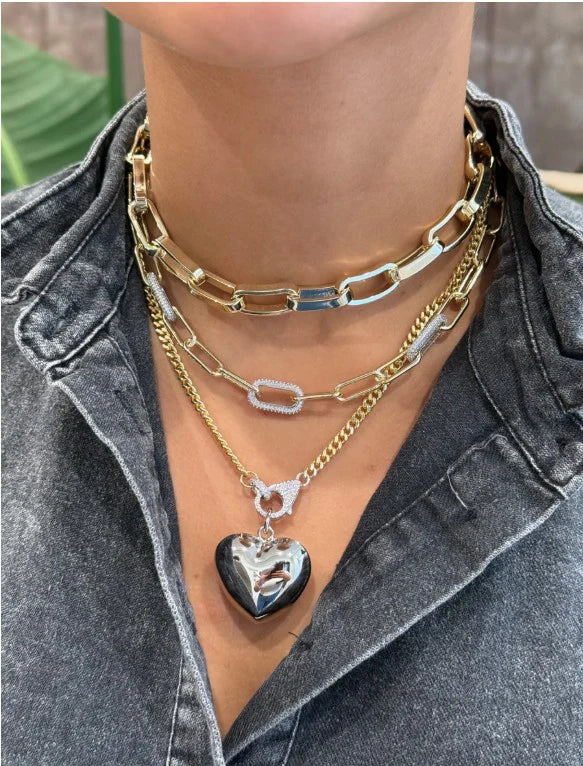 Cadena Dorada Bold Claso Cuban Chain