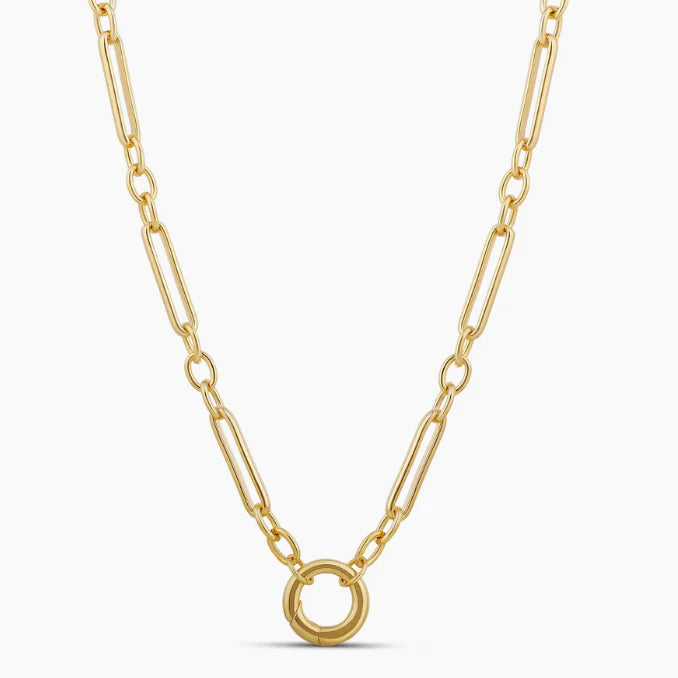 Cadena Fancy Link Push Clasp