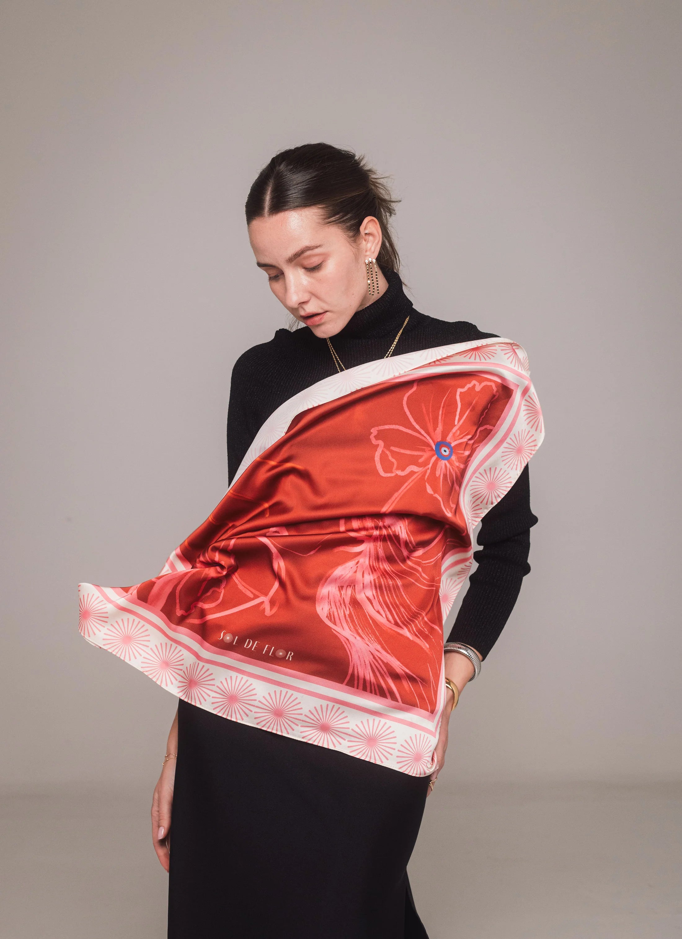 Pañoleta Sol de Flor Pequeña