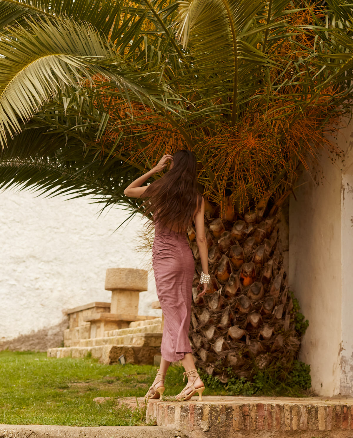 Vestido Malva Di Campo