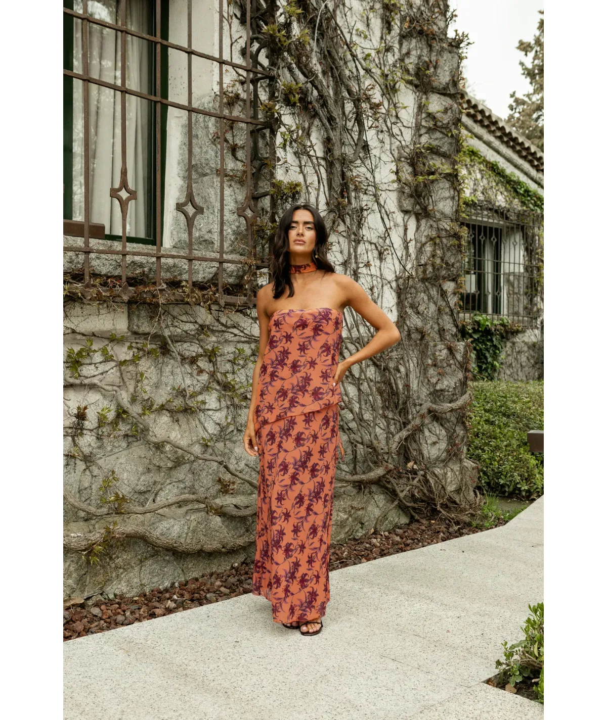 Vestido Garua Naranja