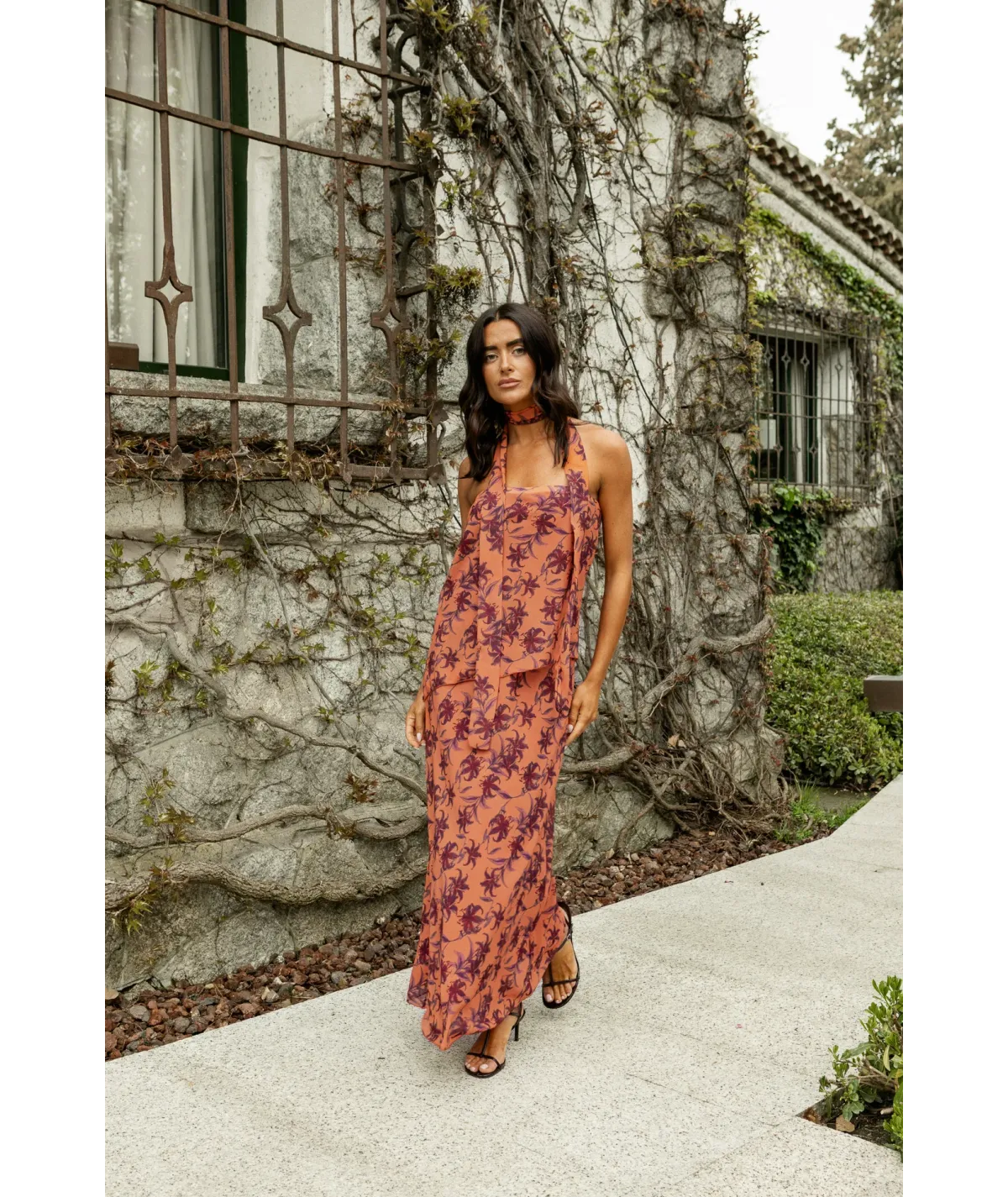 Vestido Garua Naranja