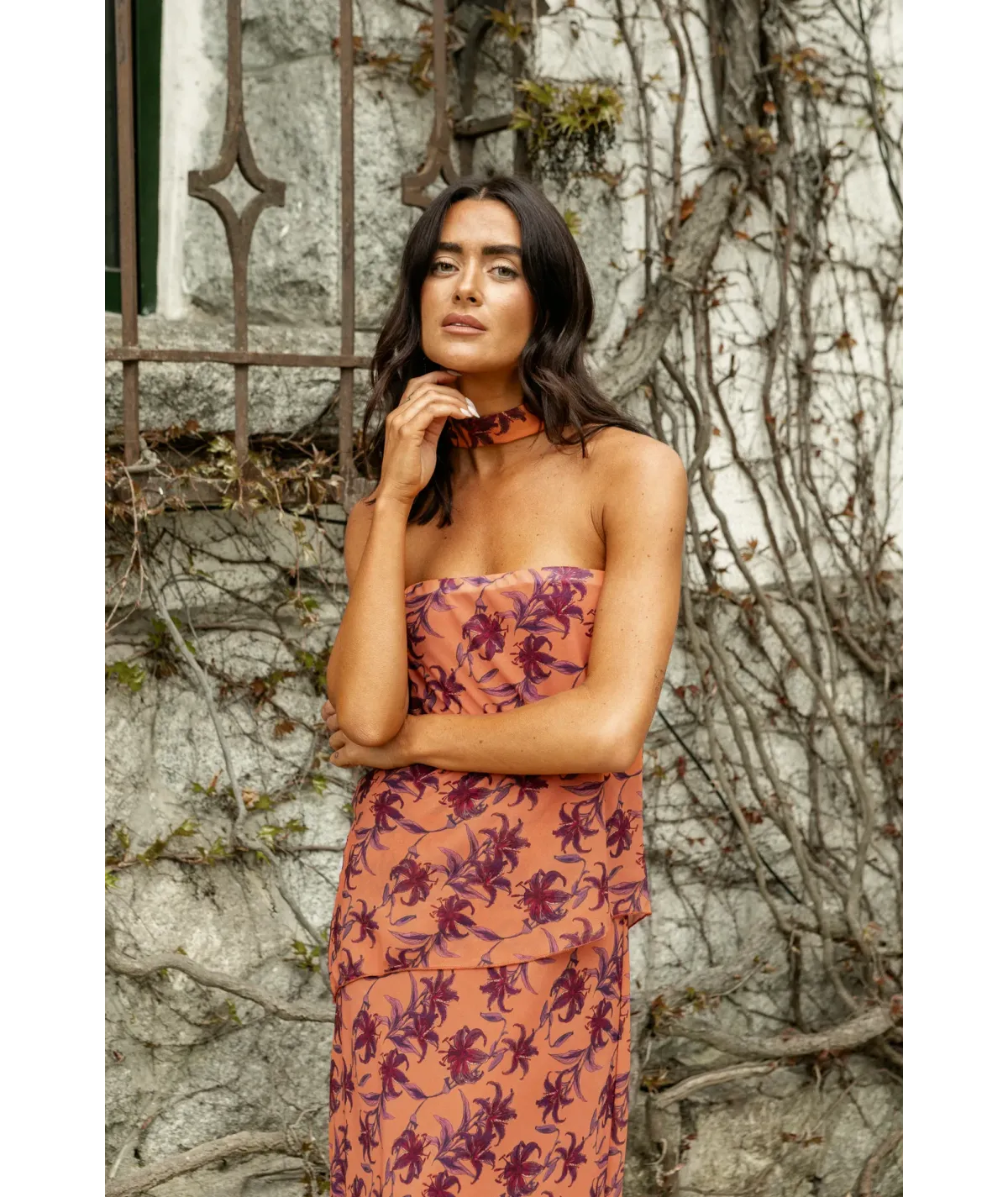 Vestido Garua Naranja