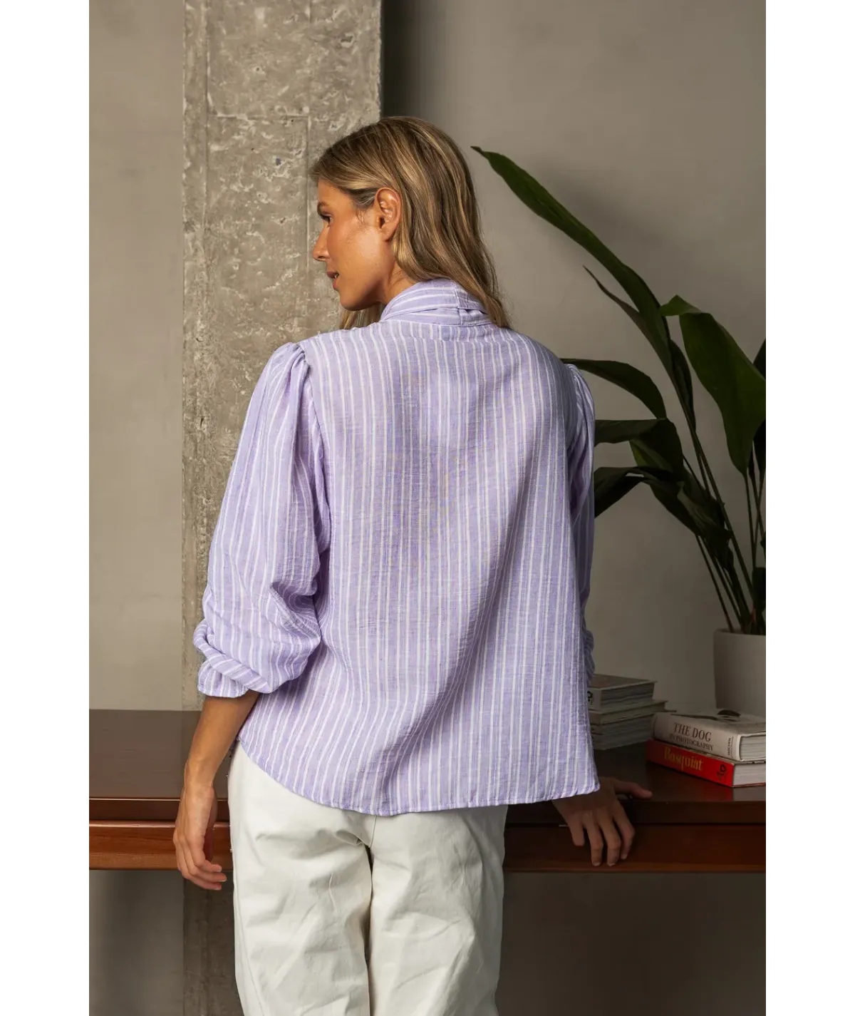 Camisa Vernazza Morada