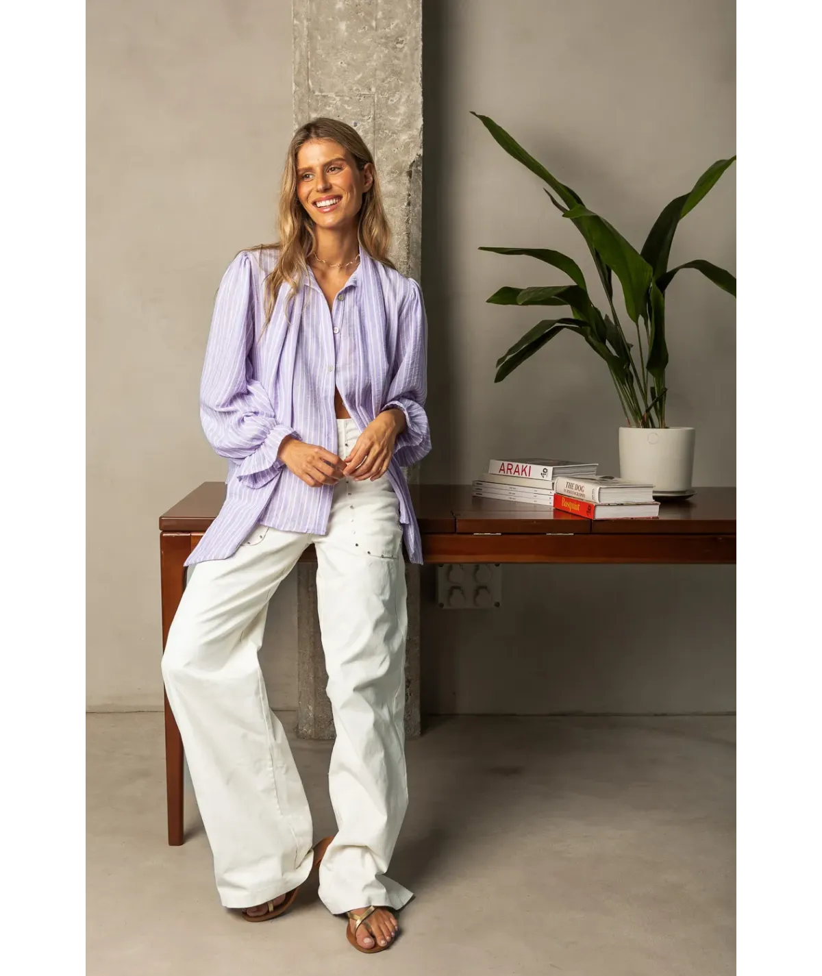 Camisa Vernazza Morada