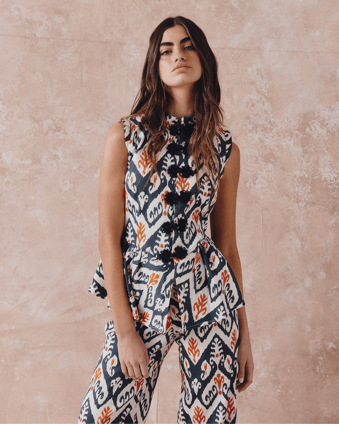 Shanghai Ethnic Citrics Vest