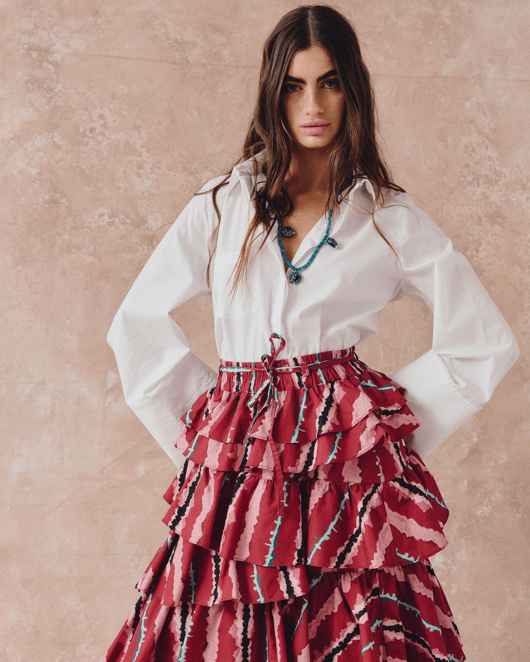 Copacabana Red Skirt
