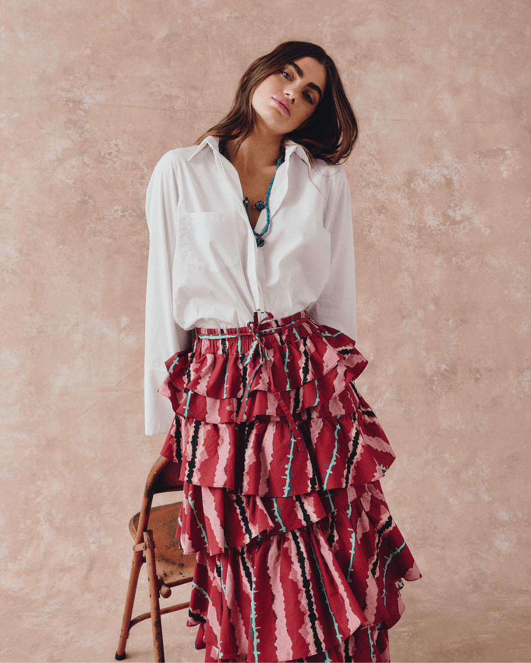 Copacabana Red Skirt