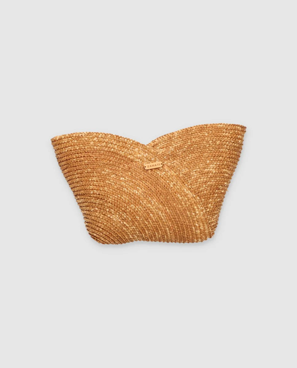 Cartera Pétalo Mediano Camel
