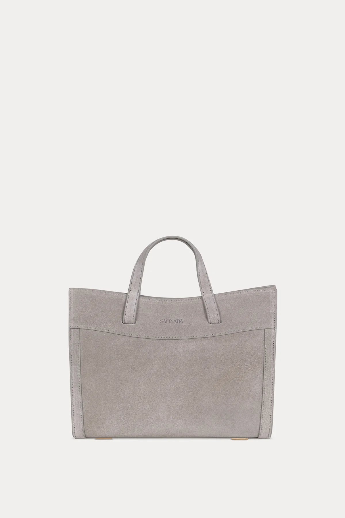 Mini Shopping Gray Suede