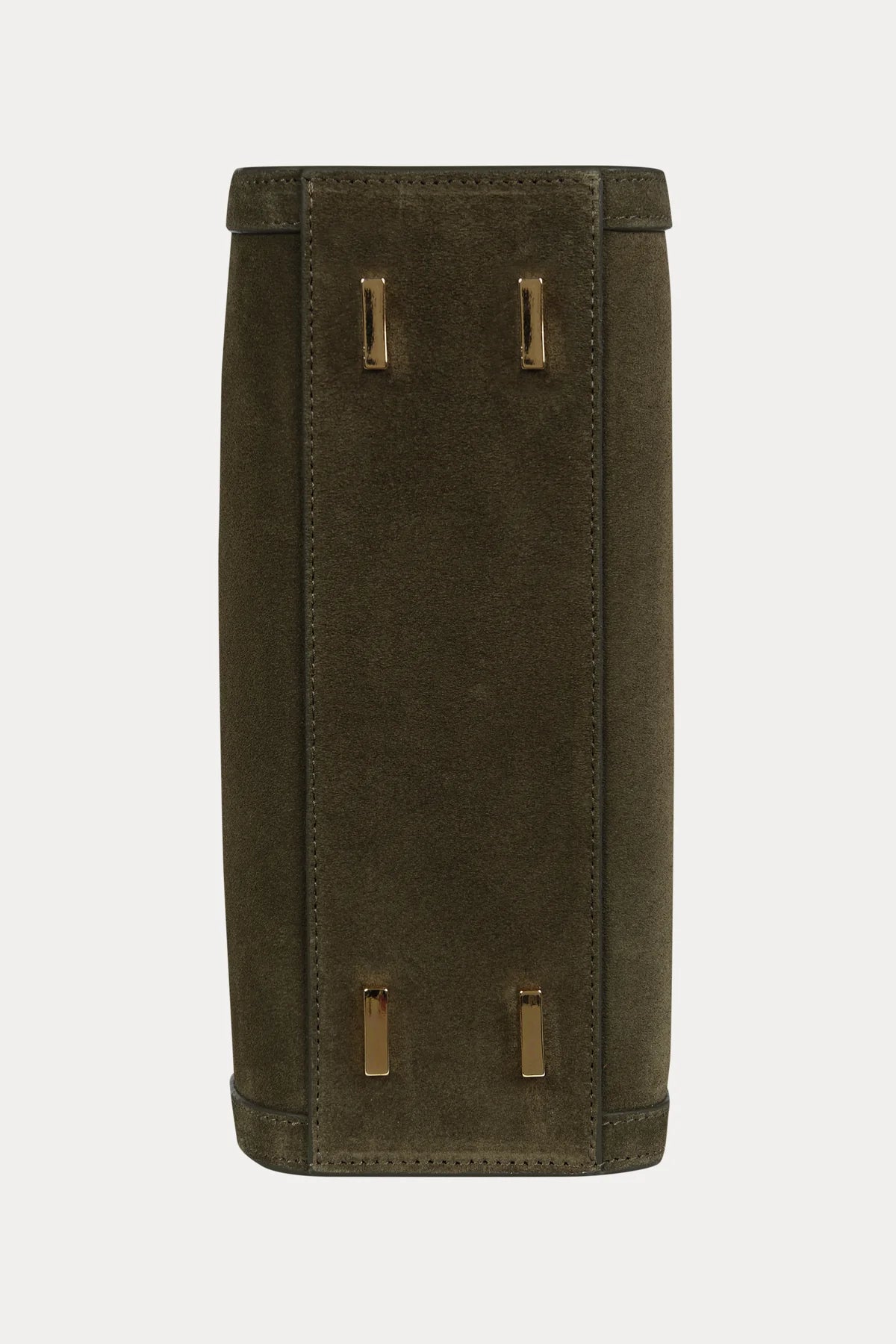 Mini Shopping Olive Suede