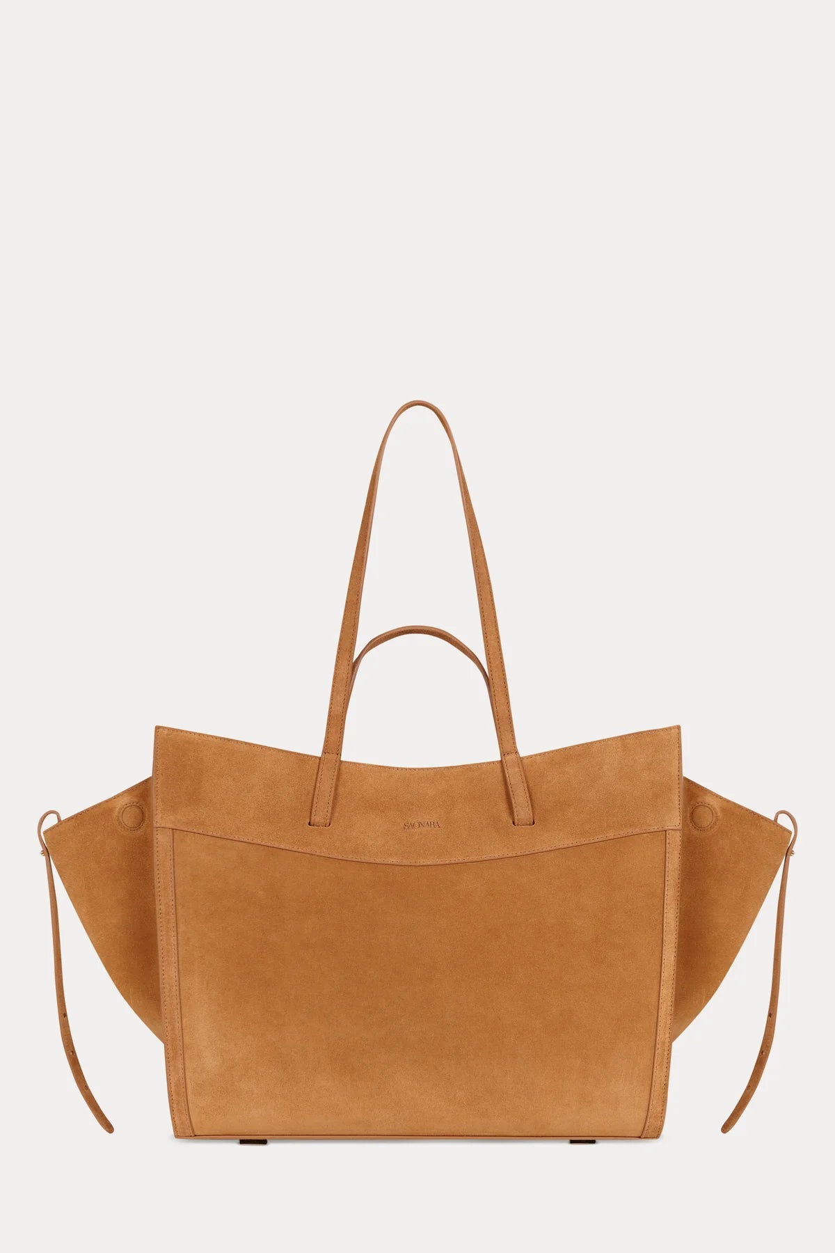 Shopping Bag Camel Suede