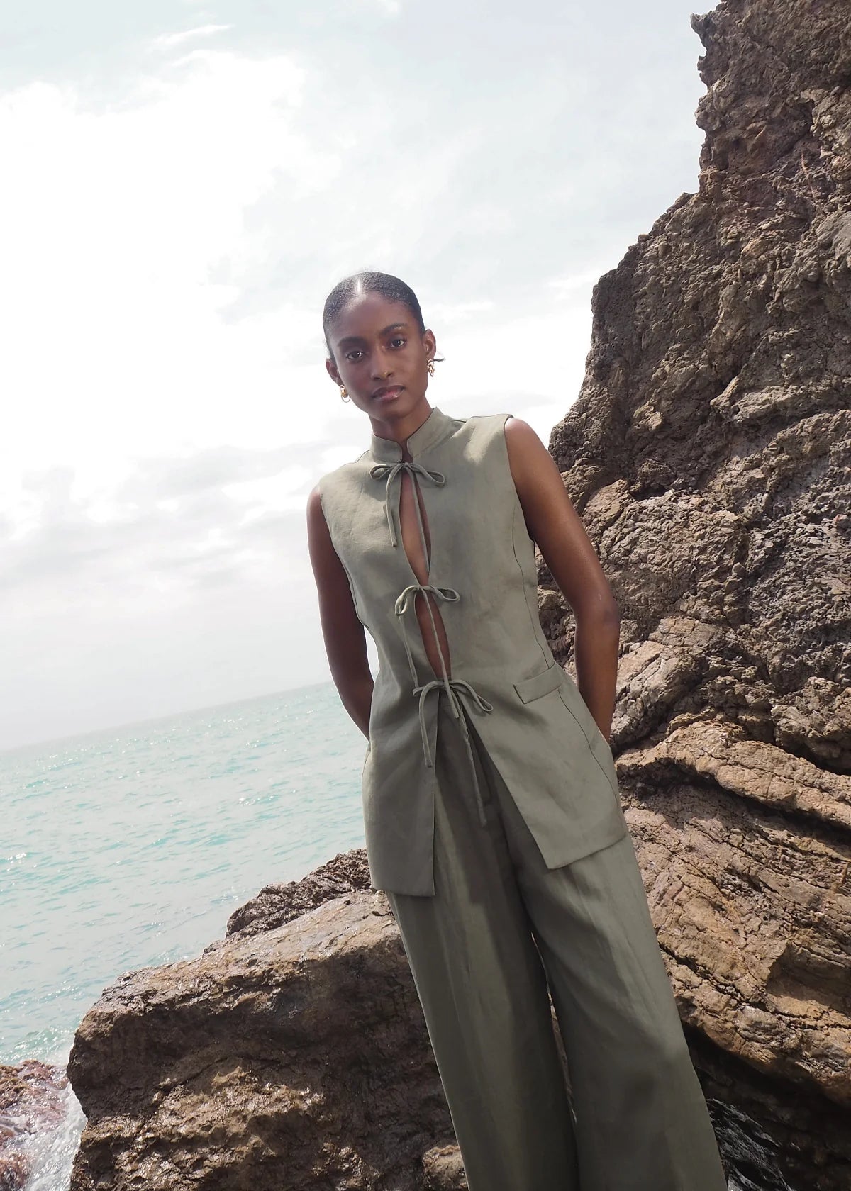 Fuku Vest Khaki