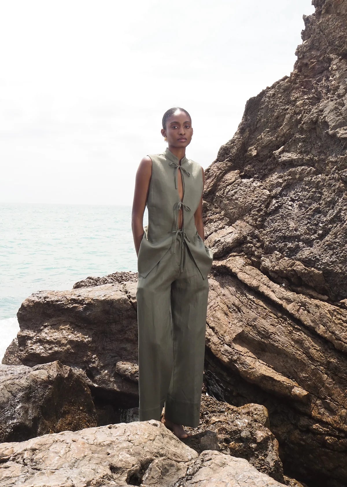 Fuku Vest Khaki