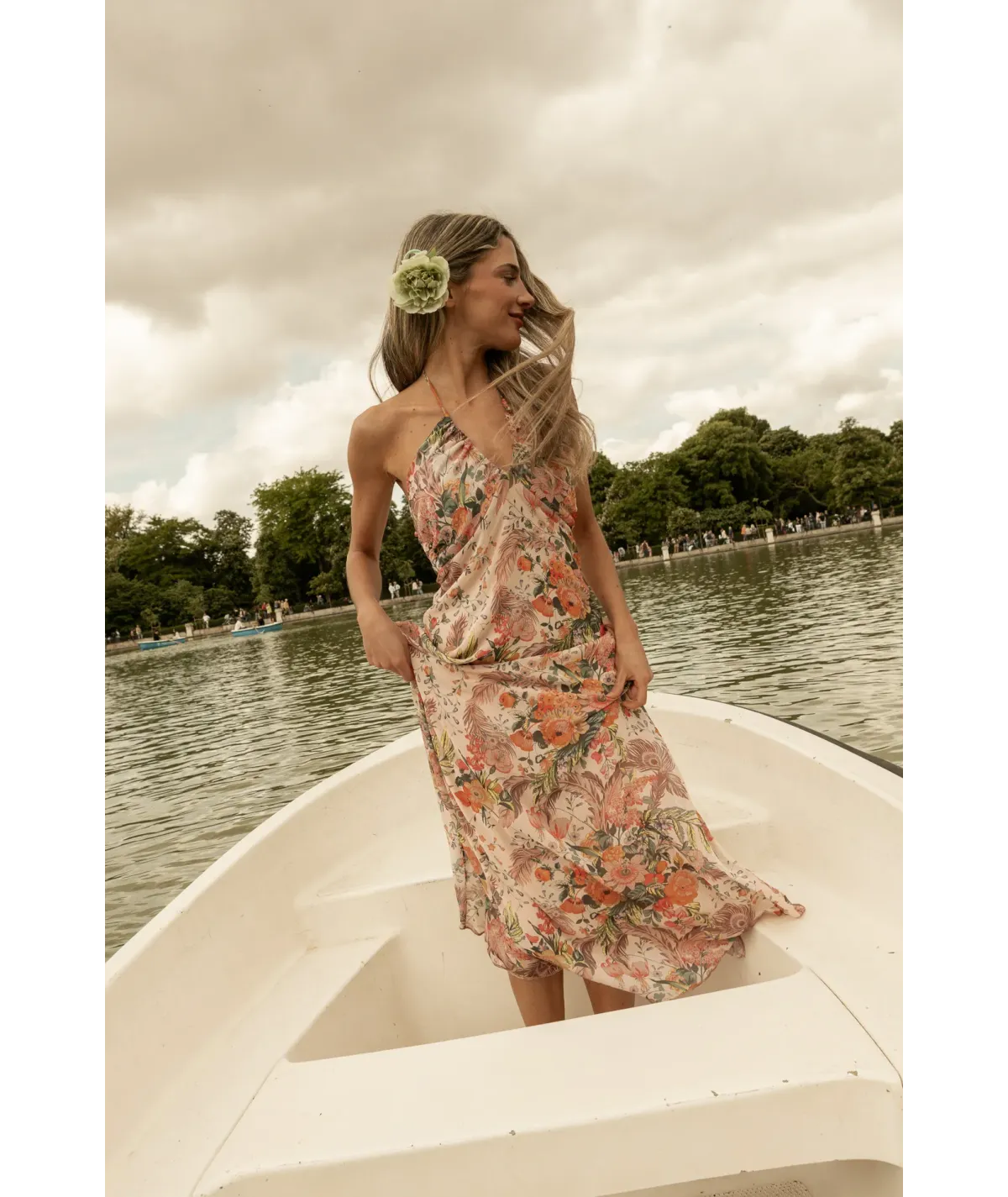 Vestido Grenoble Beige