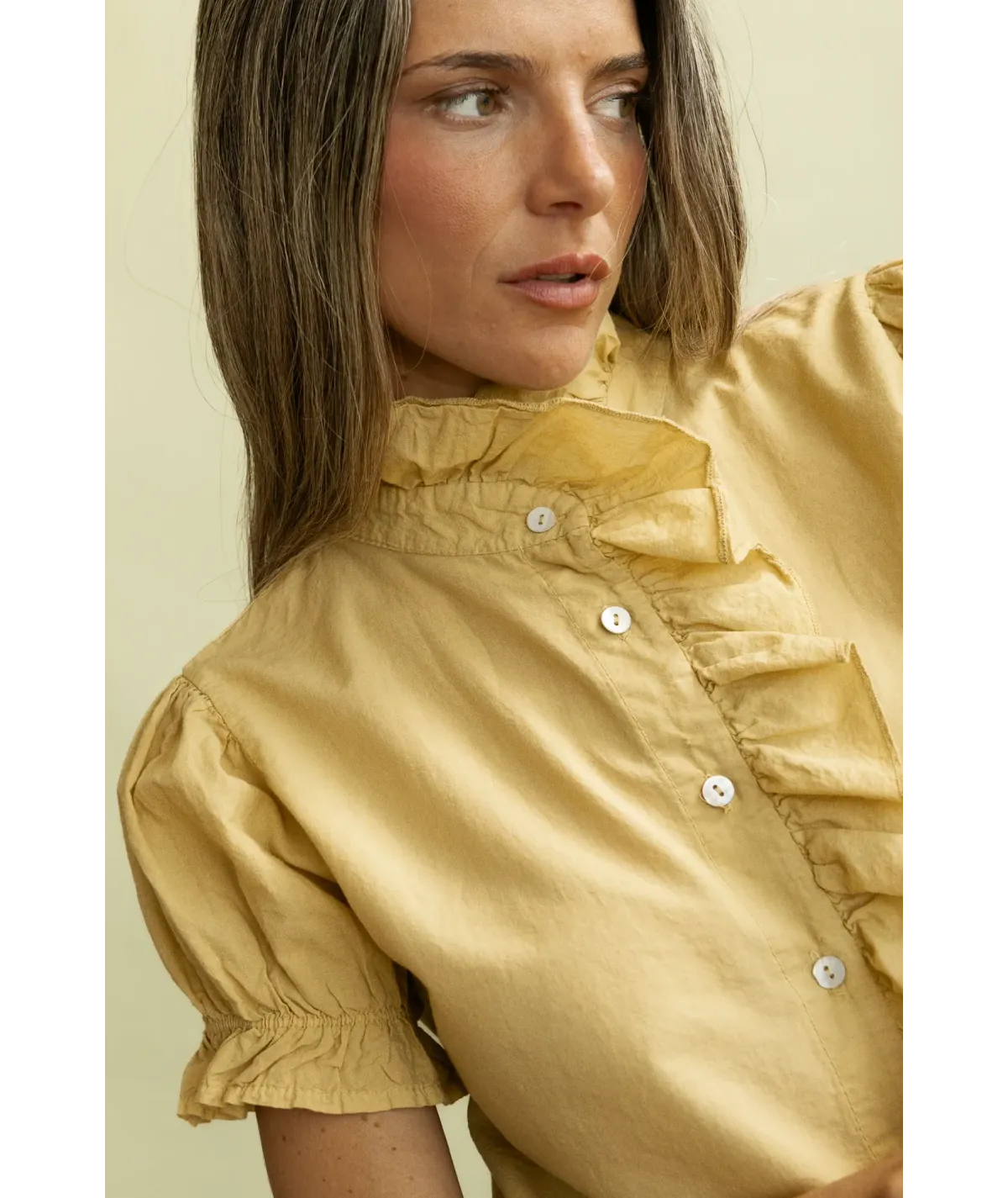 Camisa Parma Mostaza
